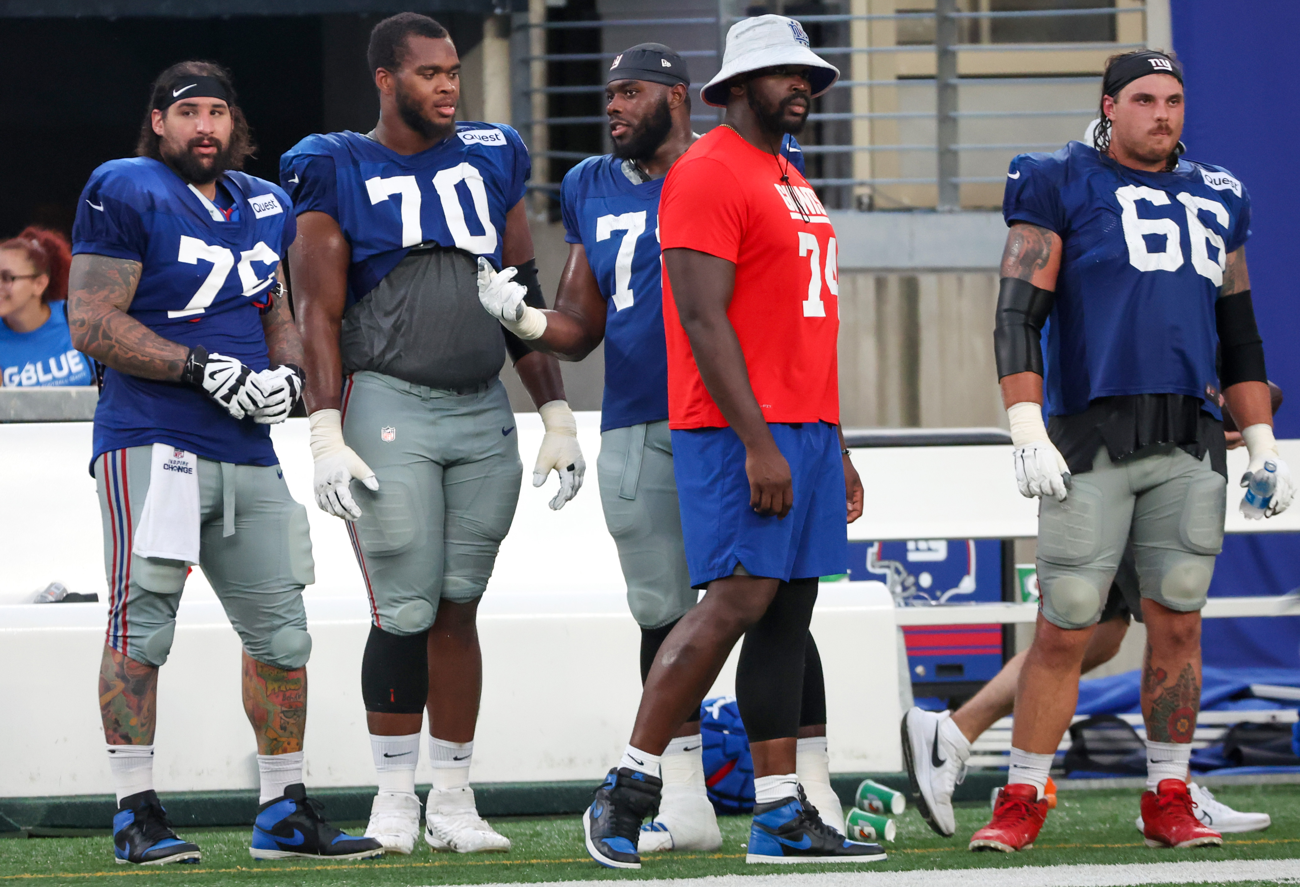 New York Giants play Blue & White scrimmage at Fan Fest 2022 