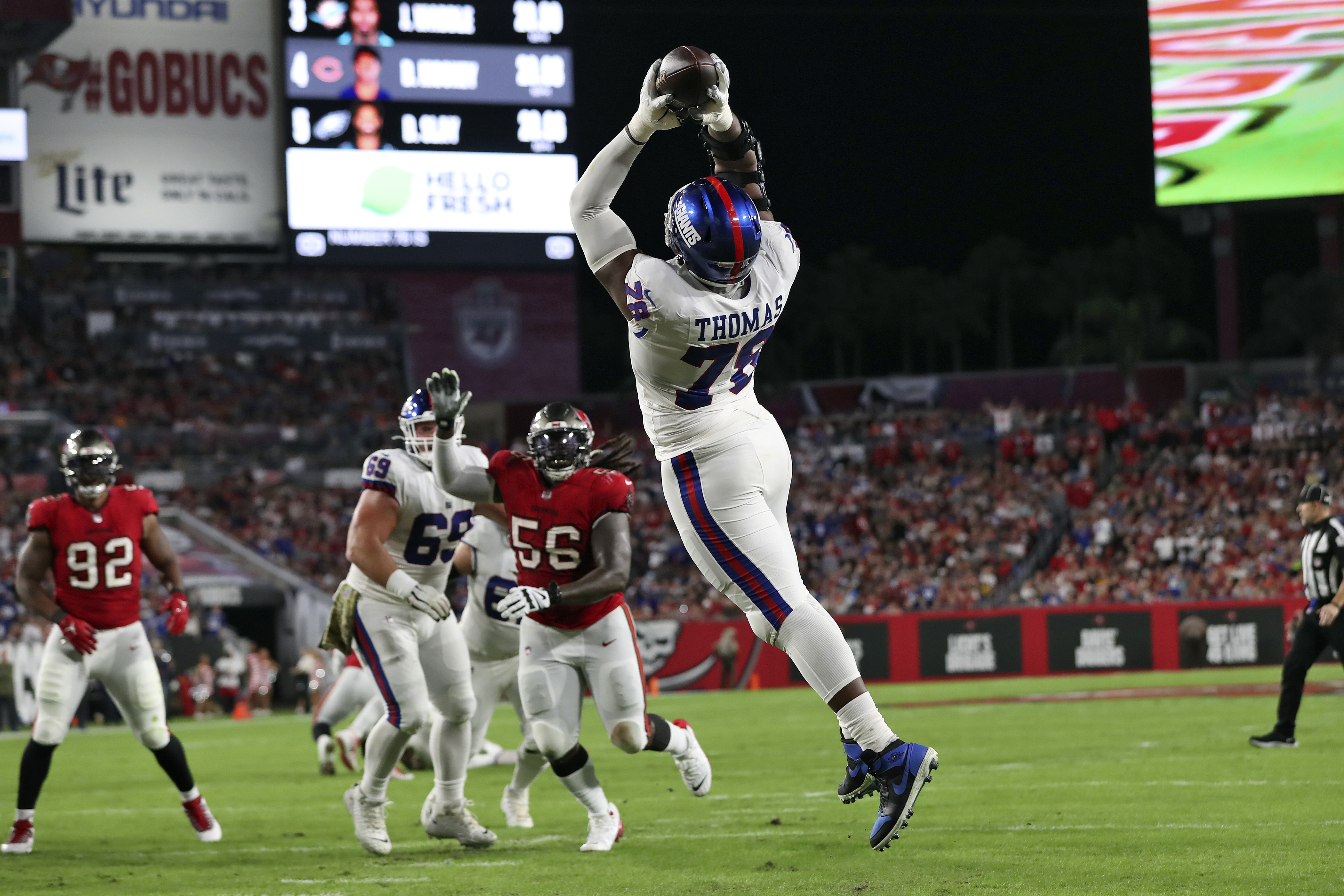 Giants injury report: Andrew Thomas, Azeez Ojulari still limited