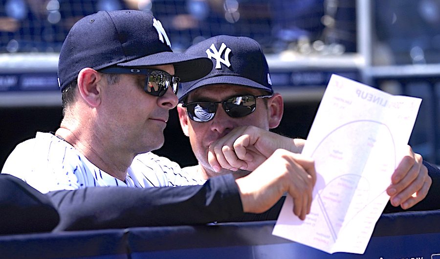 Aaron Boone may have hinted at Yankees' lineup construction