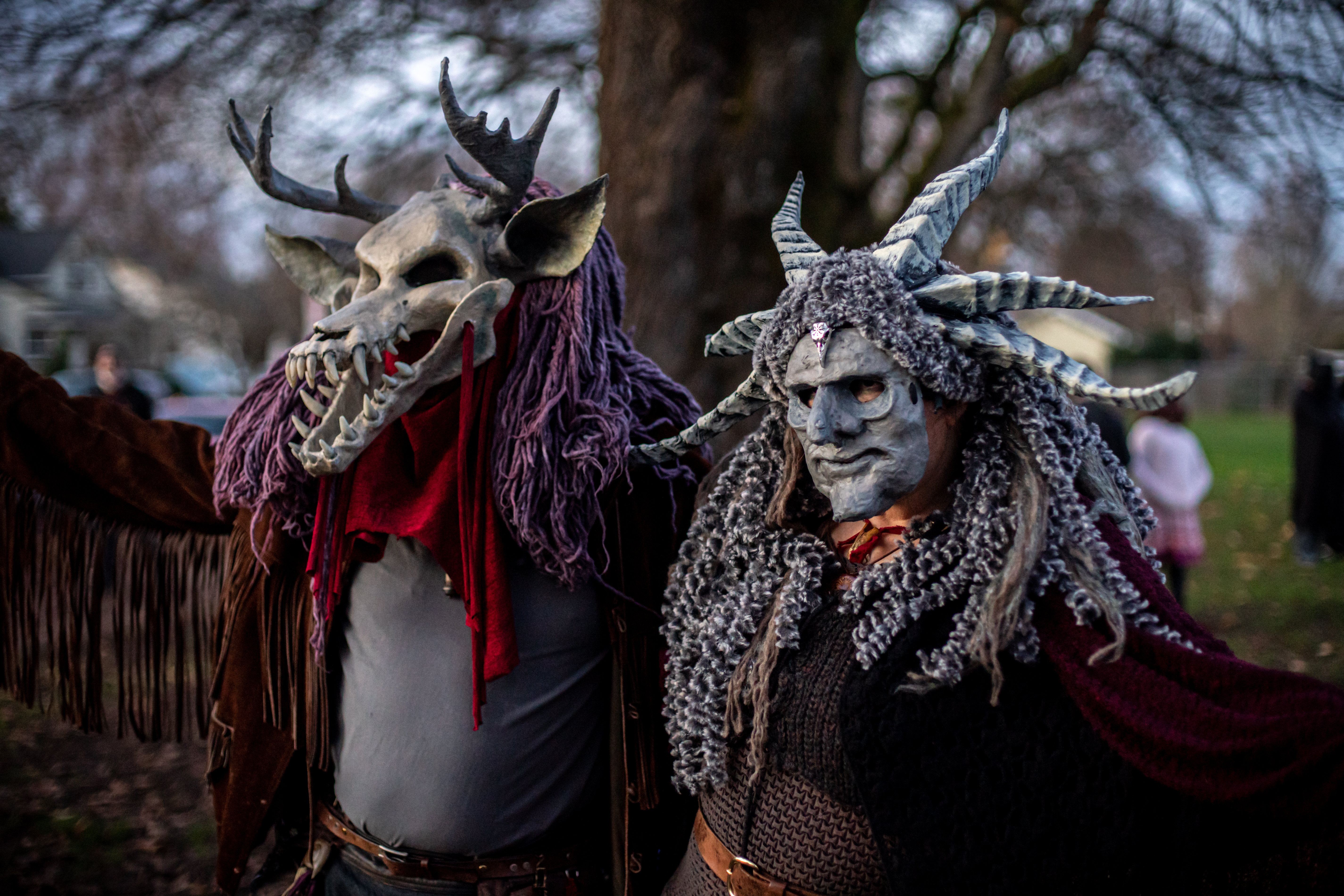 Dozens march in Southeast Portland for 12th Annual Krampuslauf -  