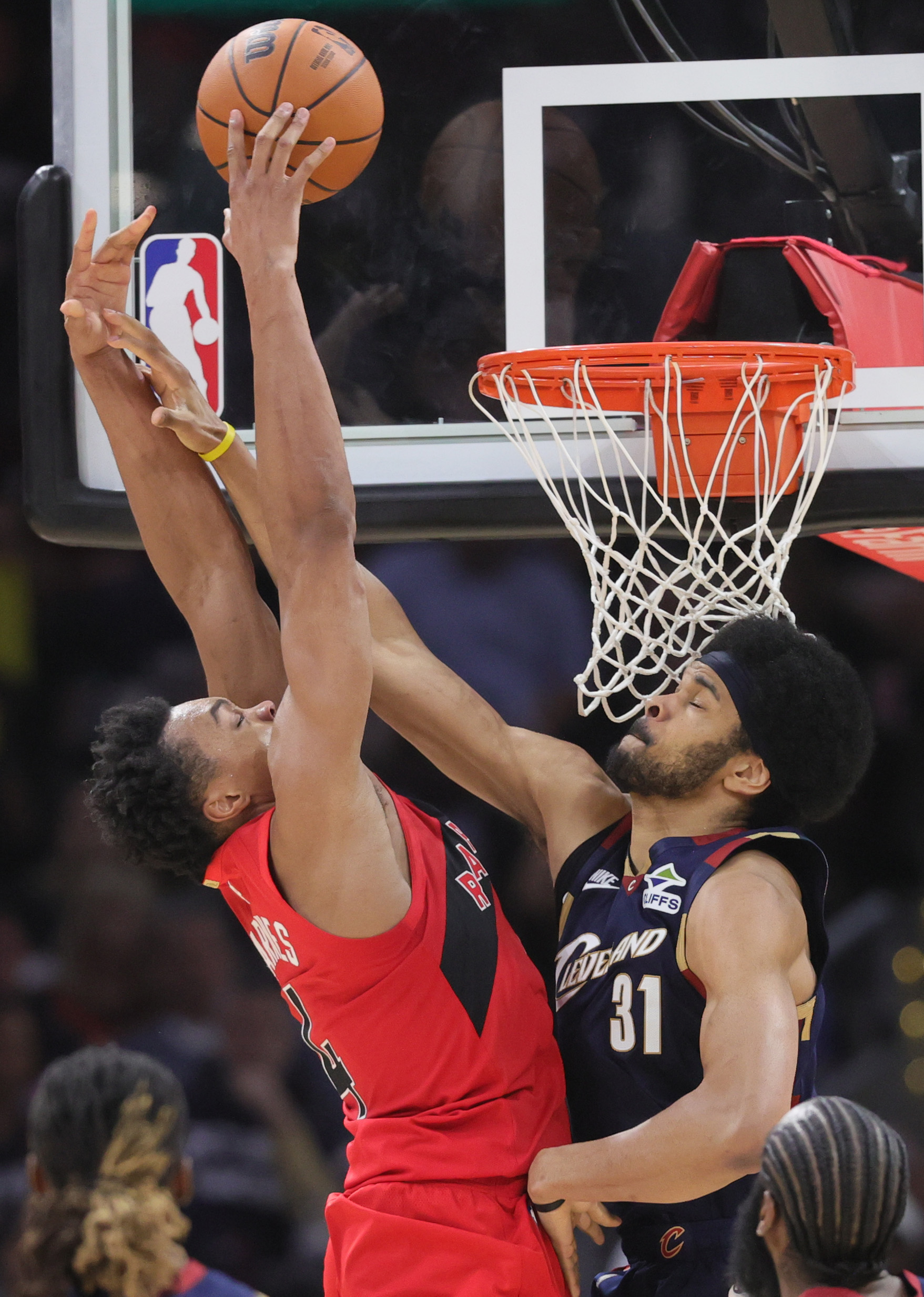 Cleveland Cavaliers vs. Toronto Raptors in game 1 of the first round of ...