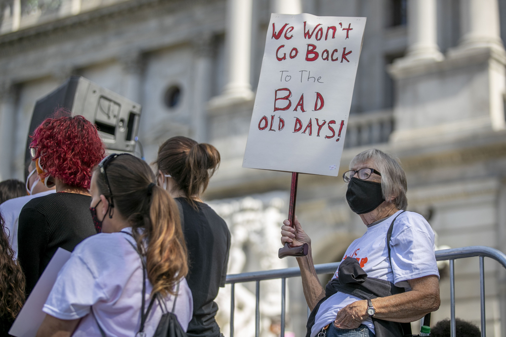 Reproductive Right Rally held at Pennsylvania Capitol Saturday ...