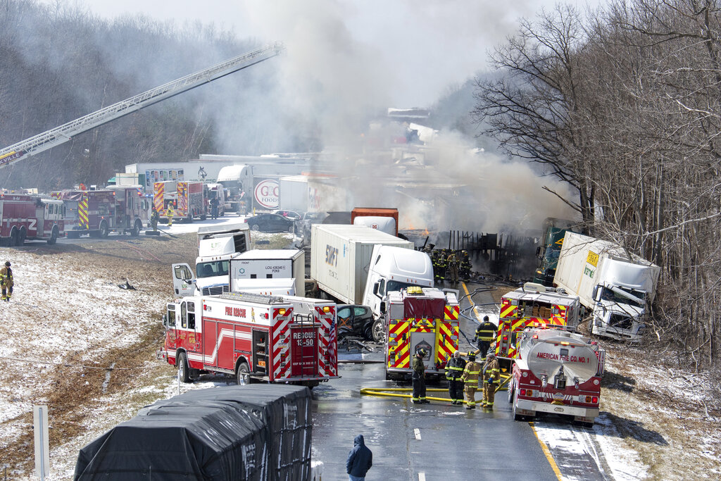 Massive pile-up on Interstate 81 in Schuylkill County - pennlive.com