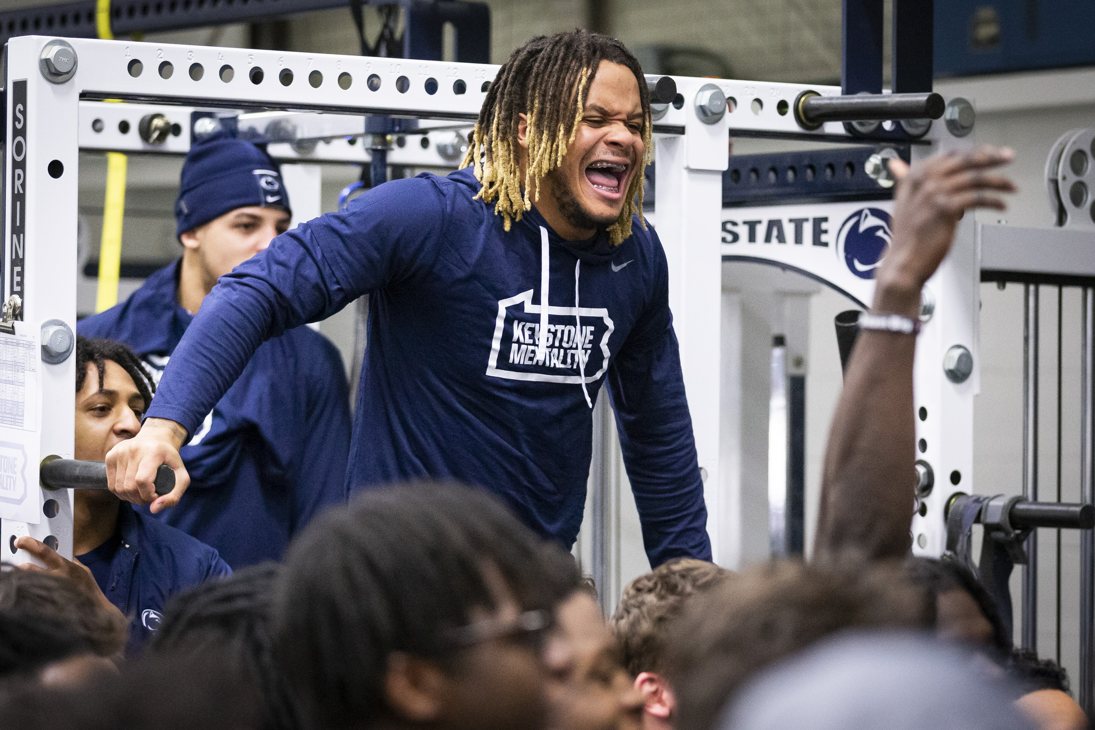 NFL Combine 2022: Penn State's Jaquan Brisker showcases strength, runs  sub-4.5 despite injury 