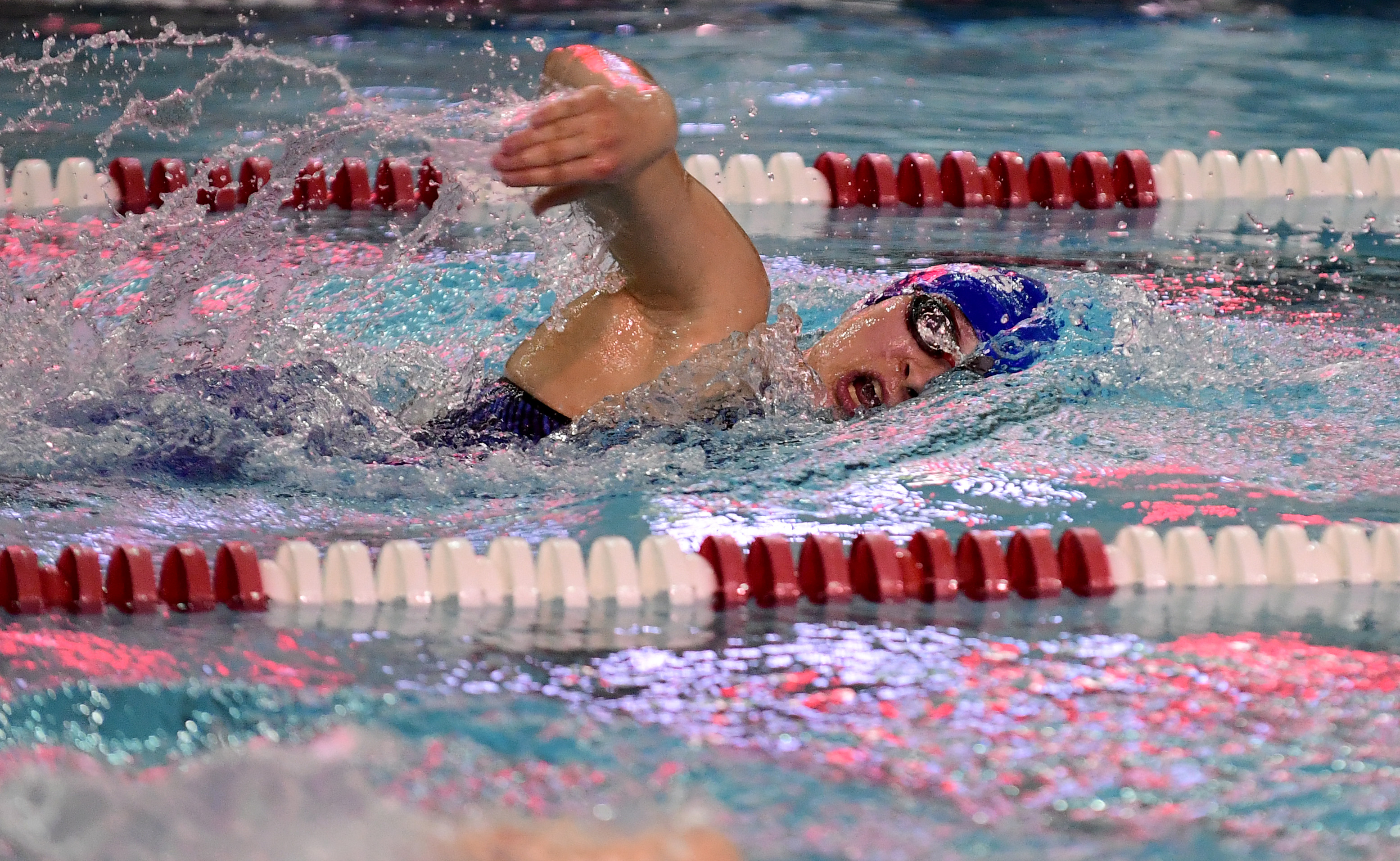 District 11 Class 3A Boys and Girls swimming championships Day 1 ...