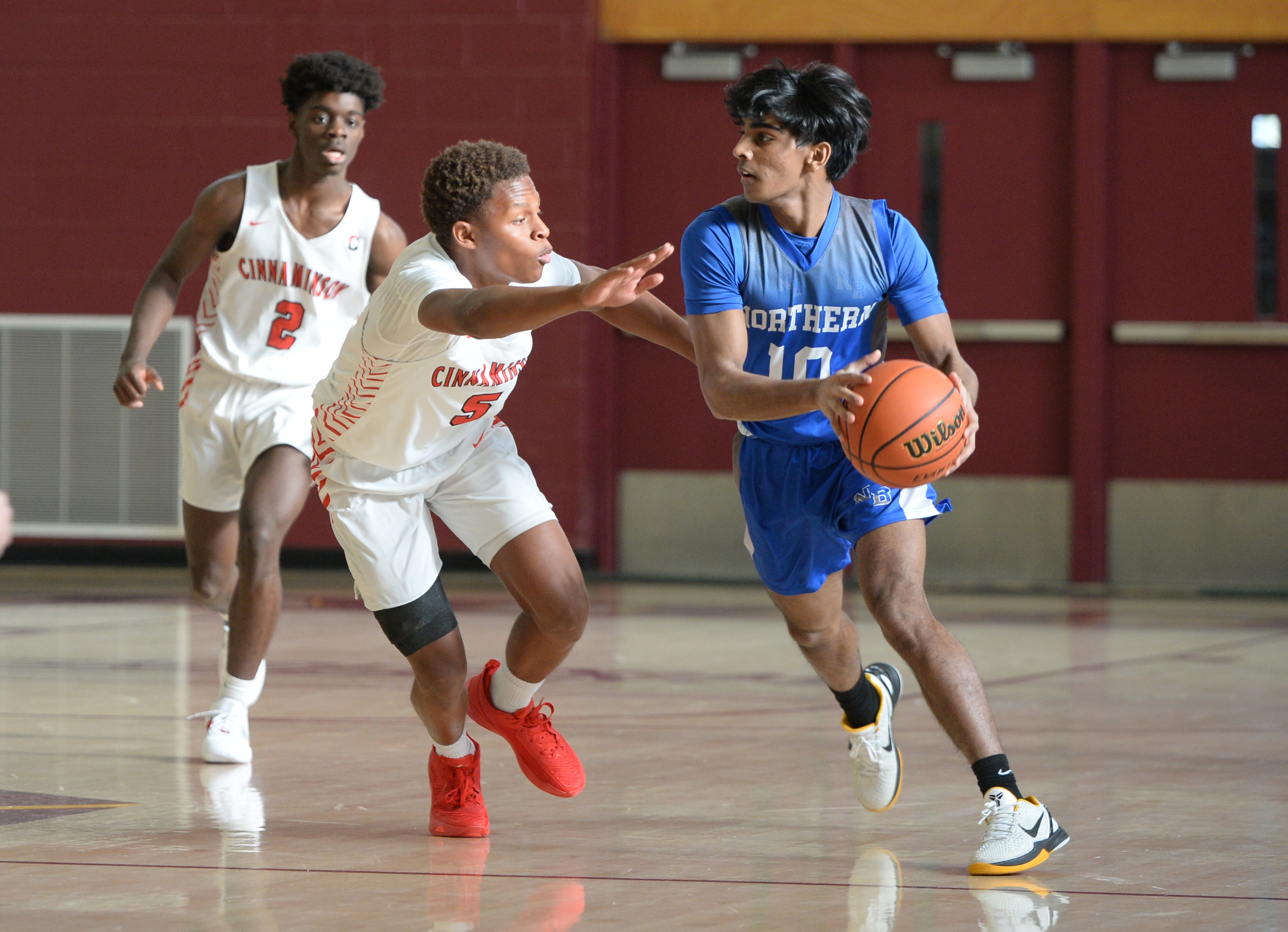 Northern Burlington vs. Cinnaminson boys basketball, Butch McLean ...