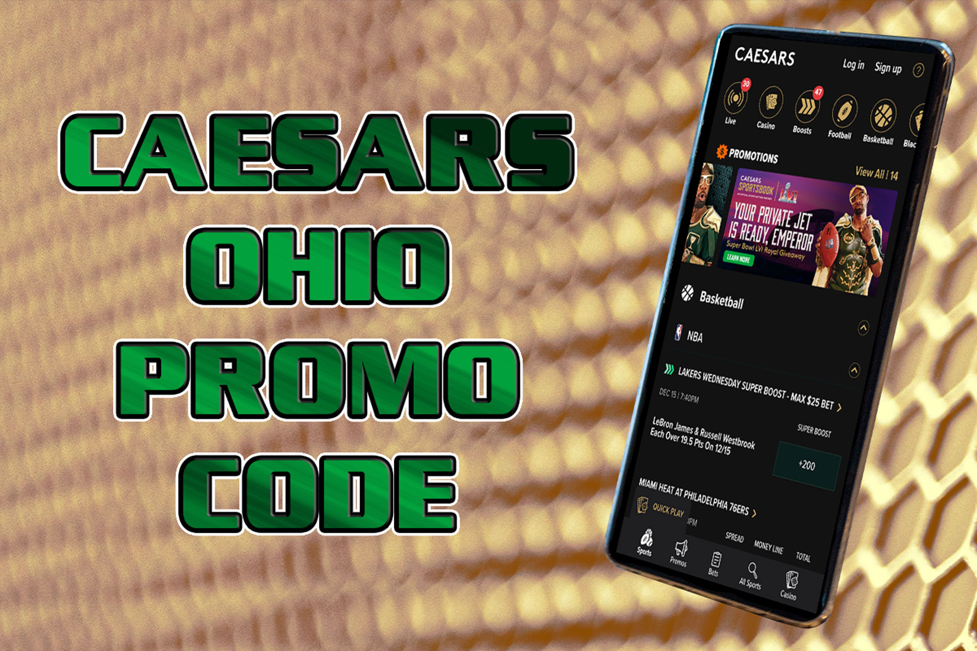 Caesars Ohio promo code: sign up for the Super Bowl 57 new player