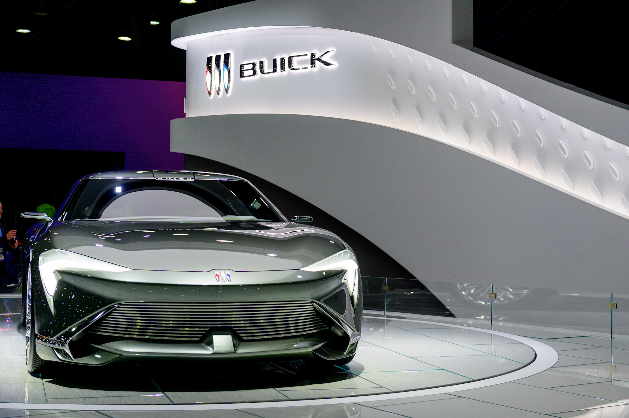 The Buick Wildcat EV Concept on display as the 2022 North American International Auto Show begins with media preview day at Huntington Place in Detroit on Wednesday, Sept. 14 2022.