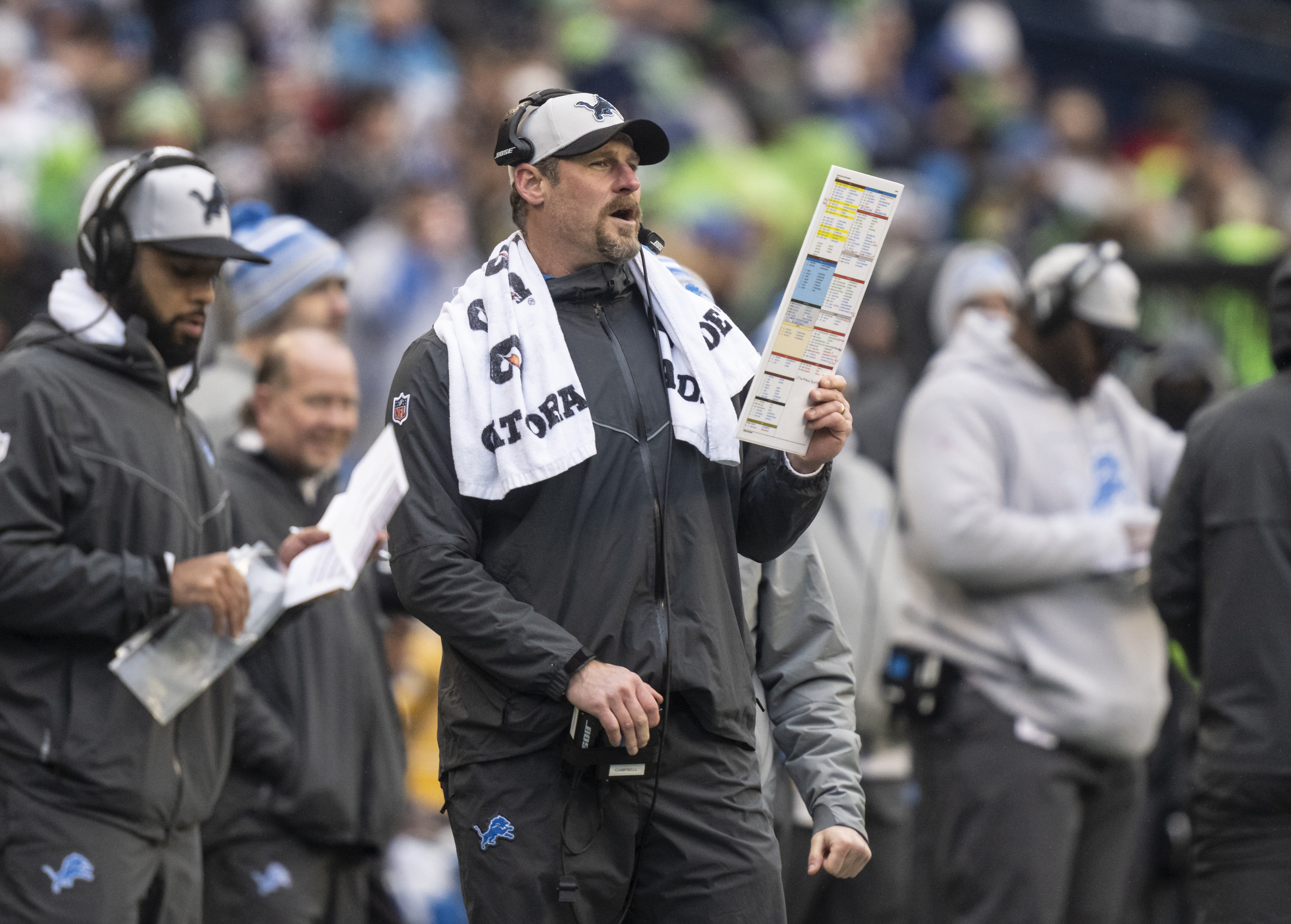 Betting odds have Lions head coach Dan Campbell as one of the most likely  to be fired first this season 