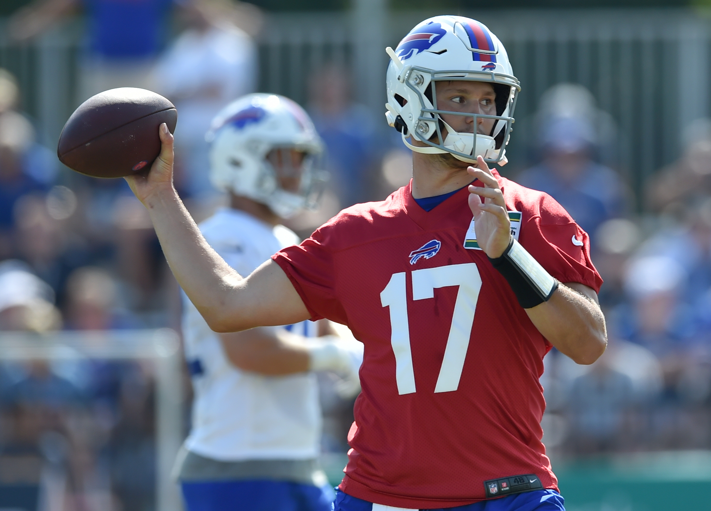 Inside the locker room: Bills' Josh Allen had play ready for Lions