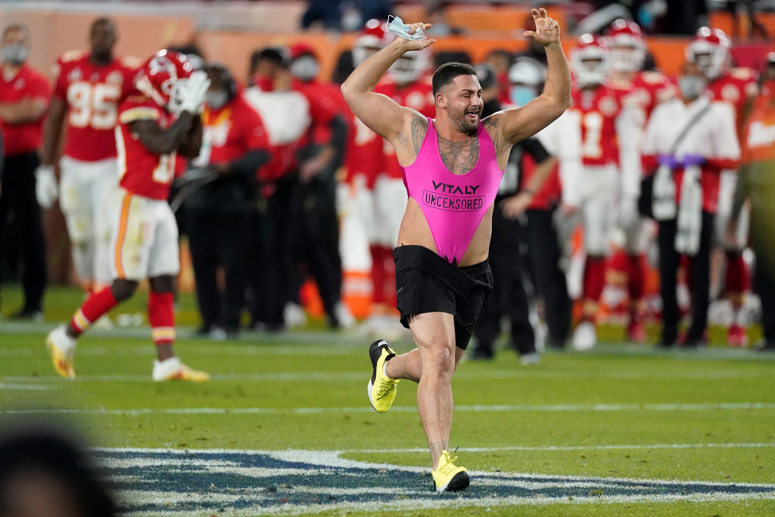 Super Bowl Streaker Yuri Andrade Rumored to Have Won $374,000