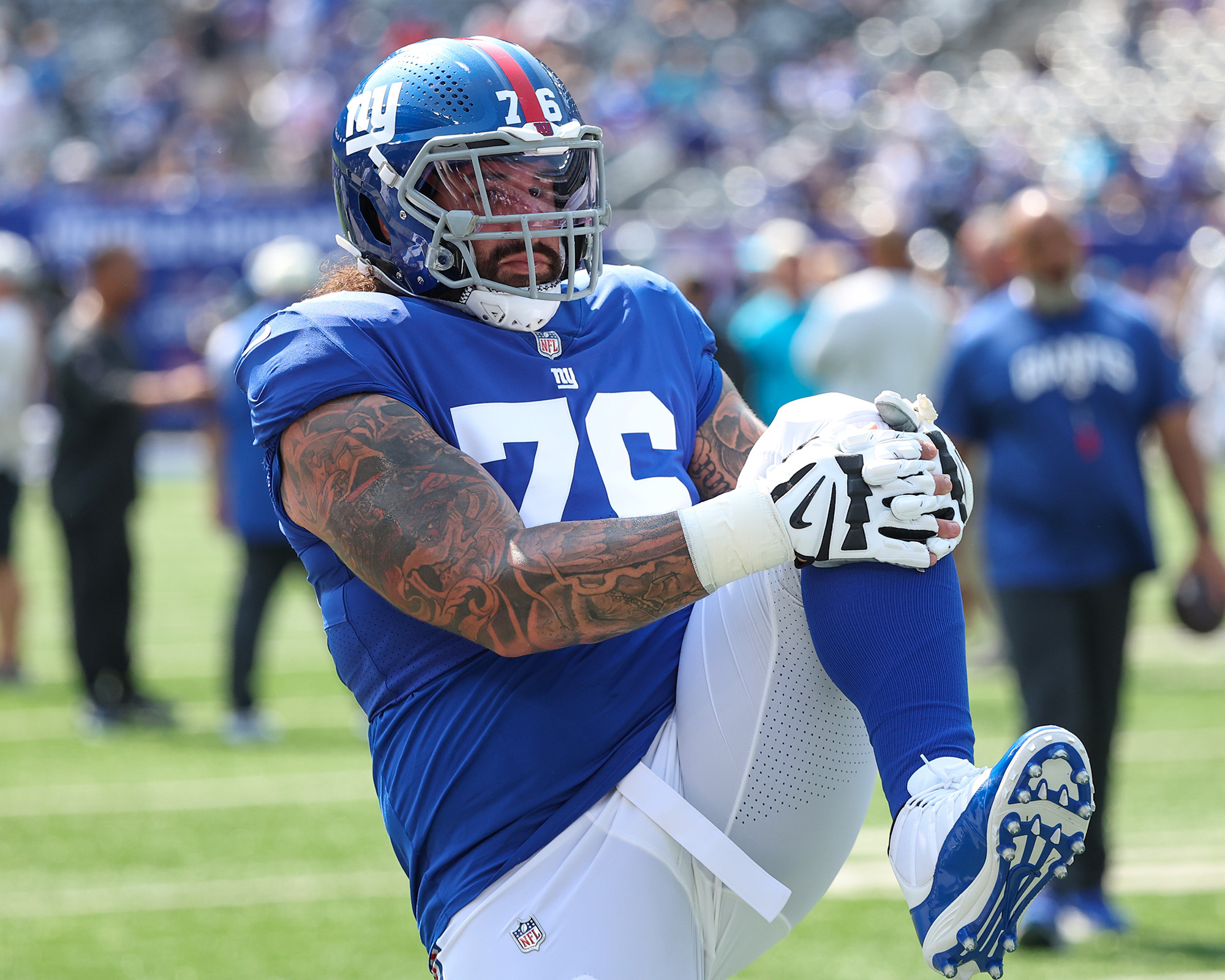 The New York Giants might have a big problem at left guard