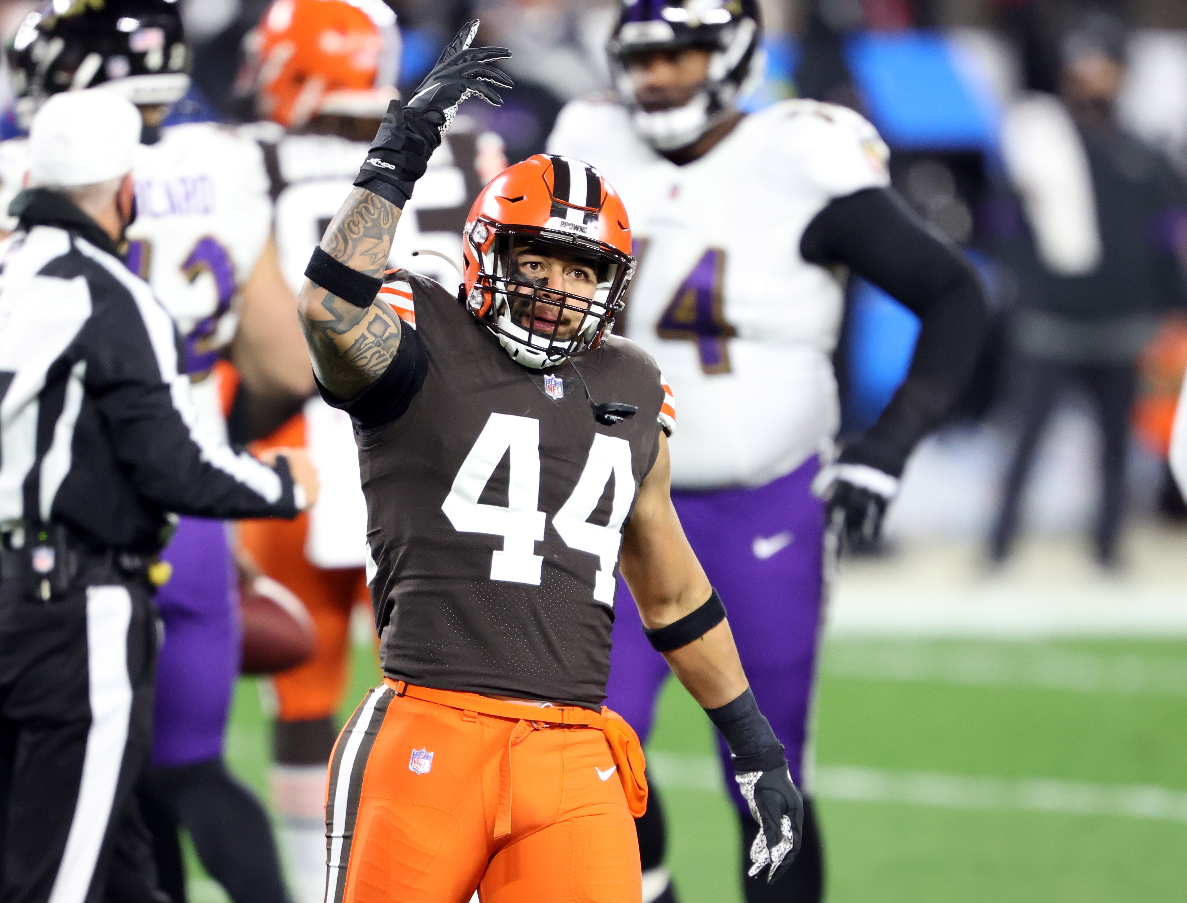 Lamar Jackson Browns Ravens Monday night football Sheldon Richardson