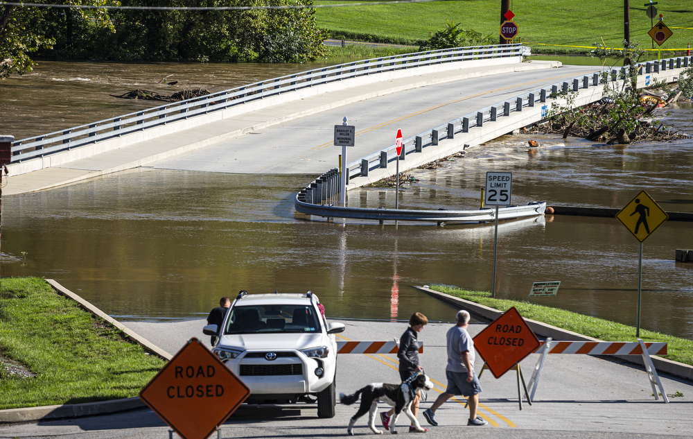 Rain drenches Pa. from tropical depression Ida