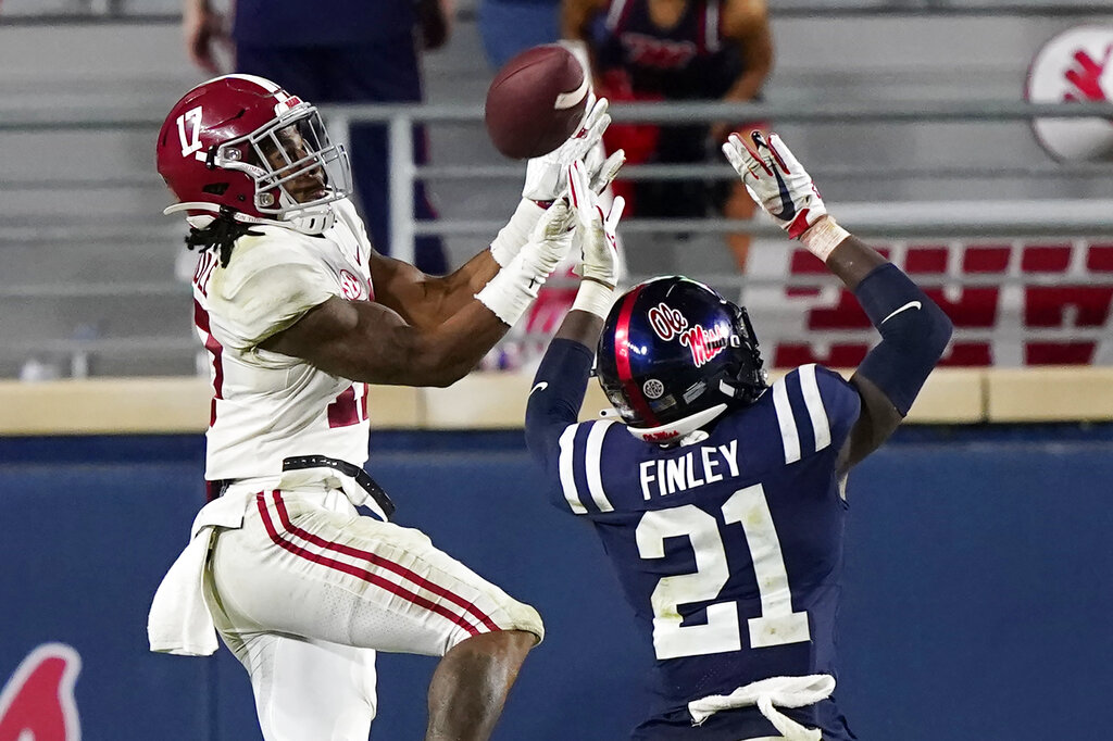 Alabama WR Jaylen Waddle getting curtain call before 2021 NFL Draft?