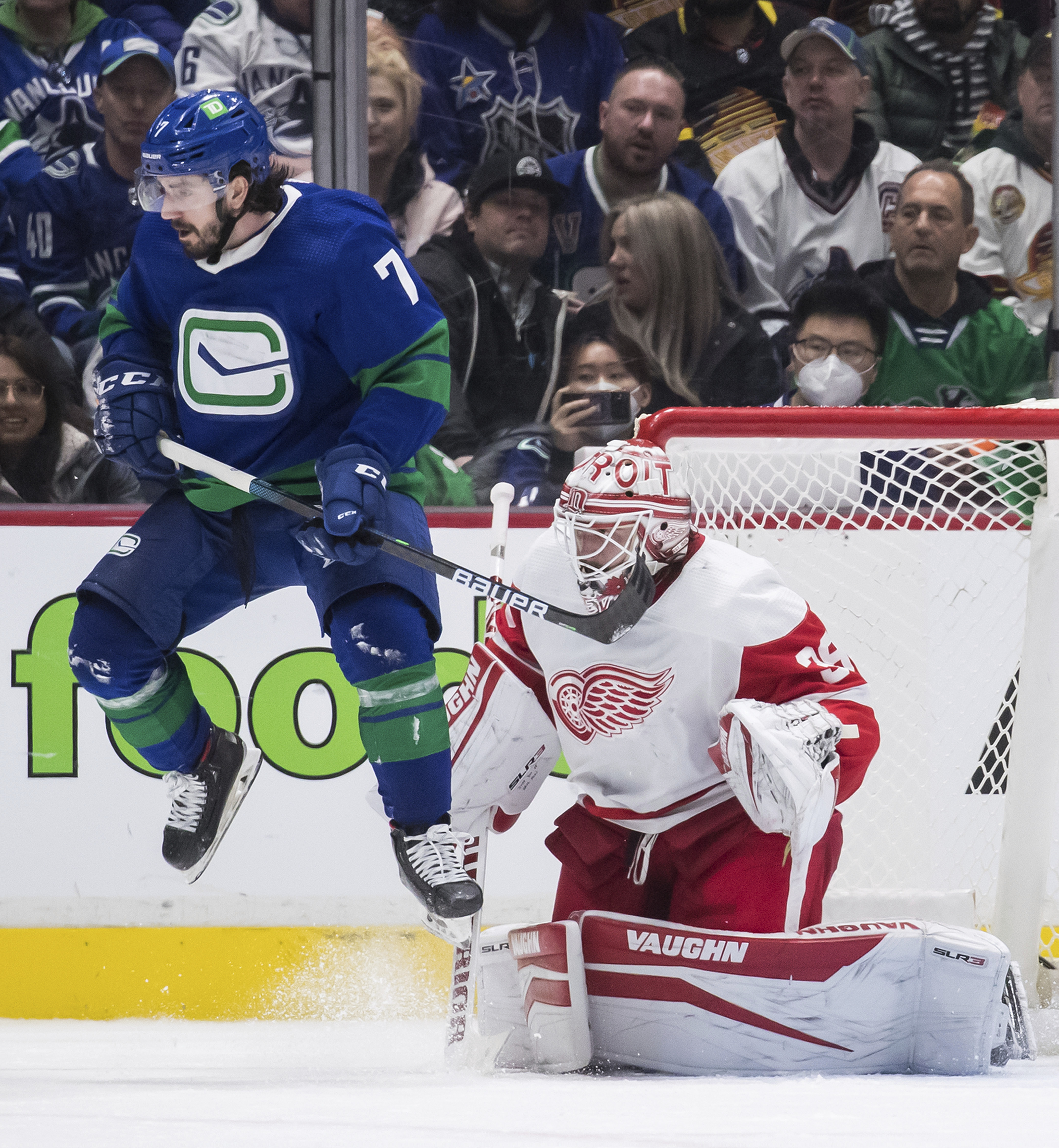 Alex Nedeljkovic makes 43 saves as Red Wings blank Canucks 1-0 Detroit News  - Bally Sports