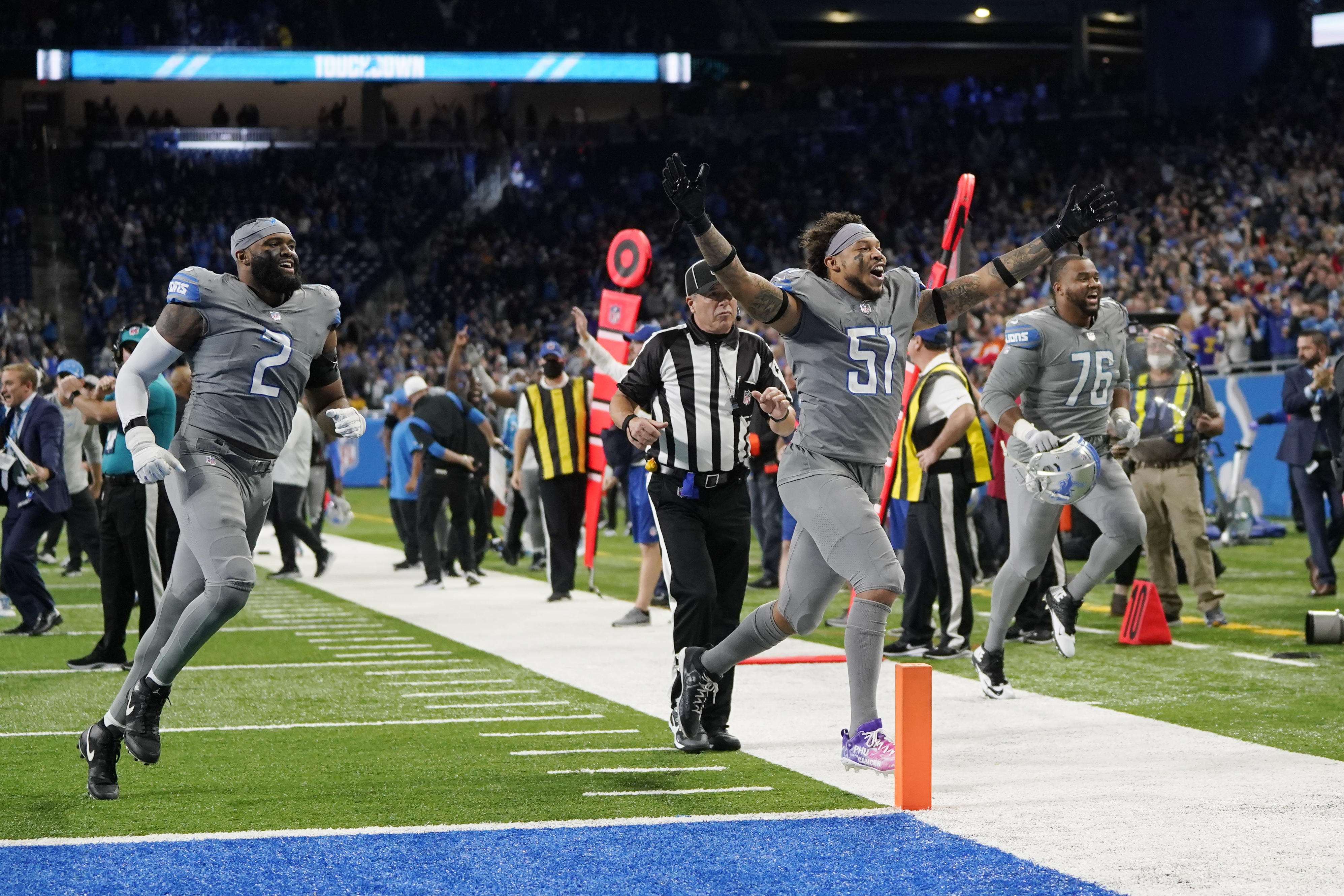 Detroit Lions 29, Minnesota Vikings 27: Photos from Ford Field