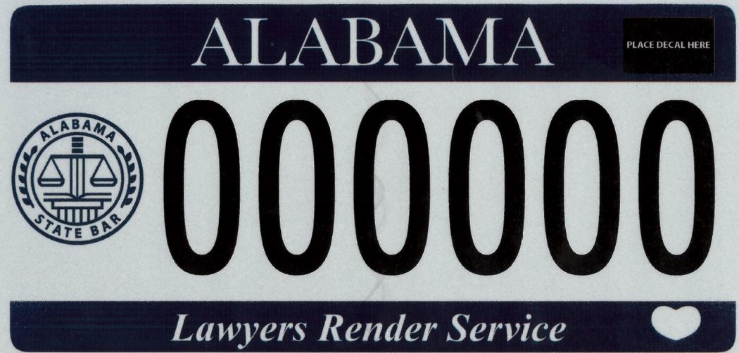 Proposed Alabama car tags