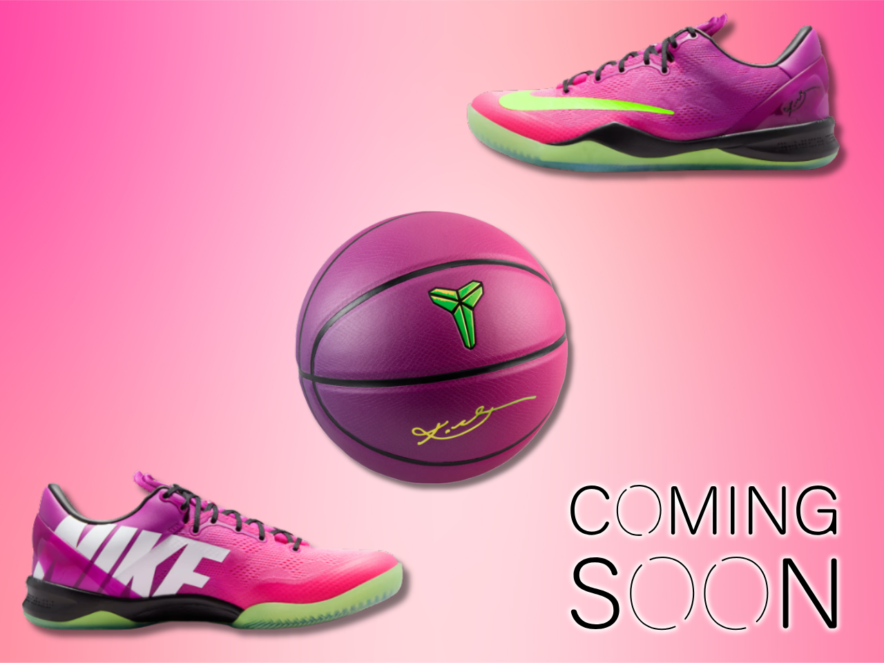 Nike Kobe Mambacurial basketball shoes and ball will drop this