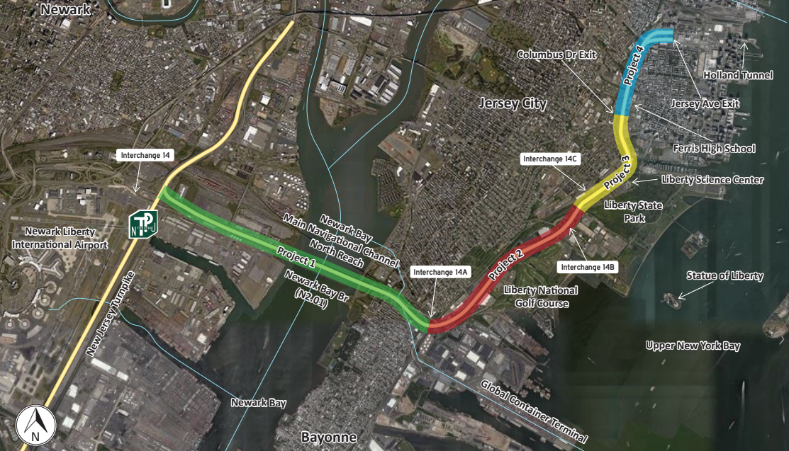 New Jersey Turnpike Hudson County Extension