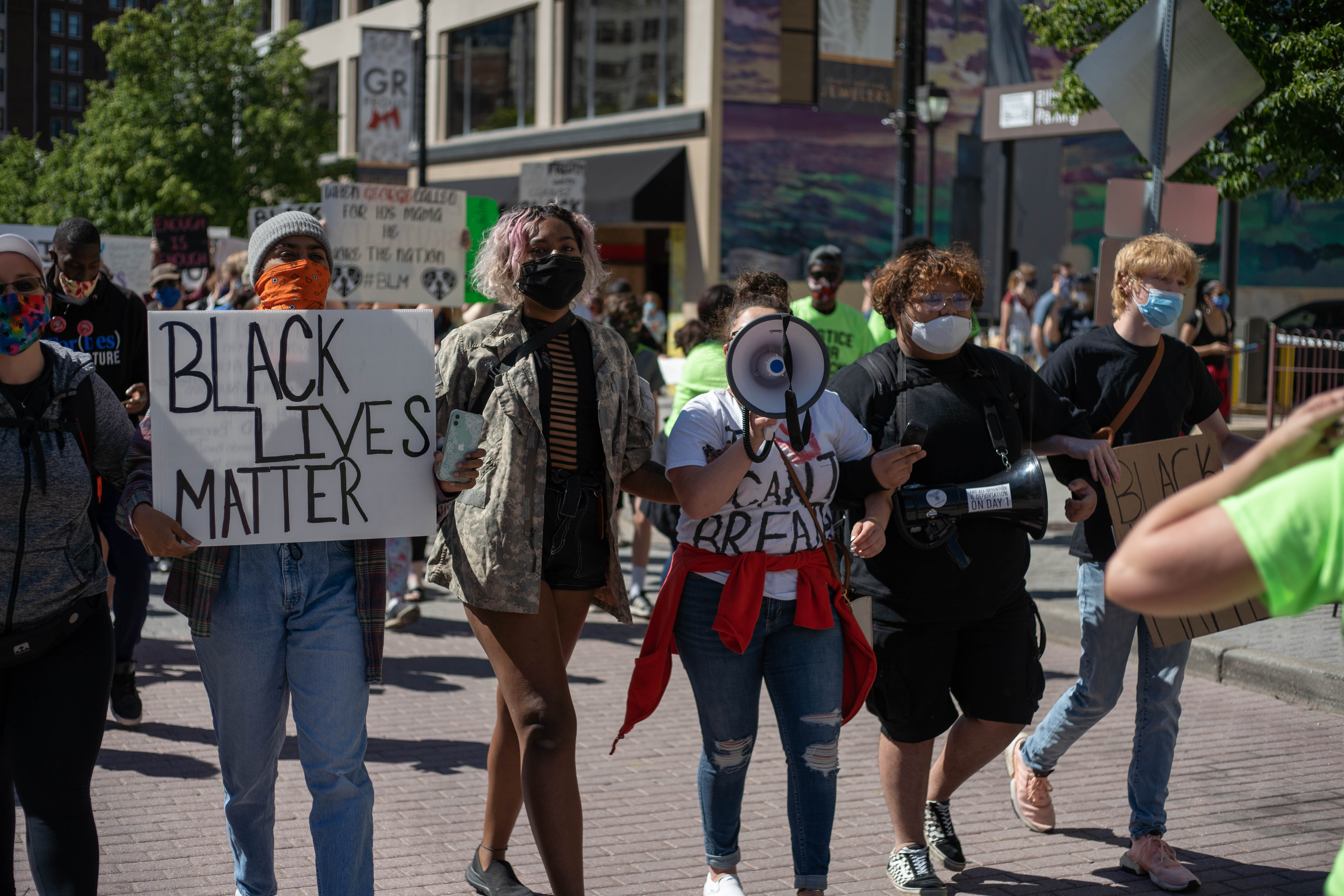 Photos from the Solidarity for Black Lives Matter protest - mlive.com