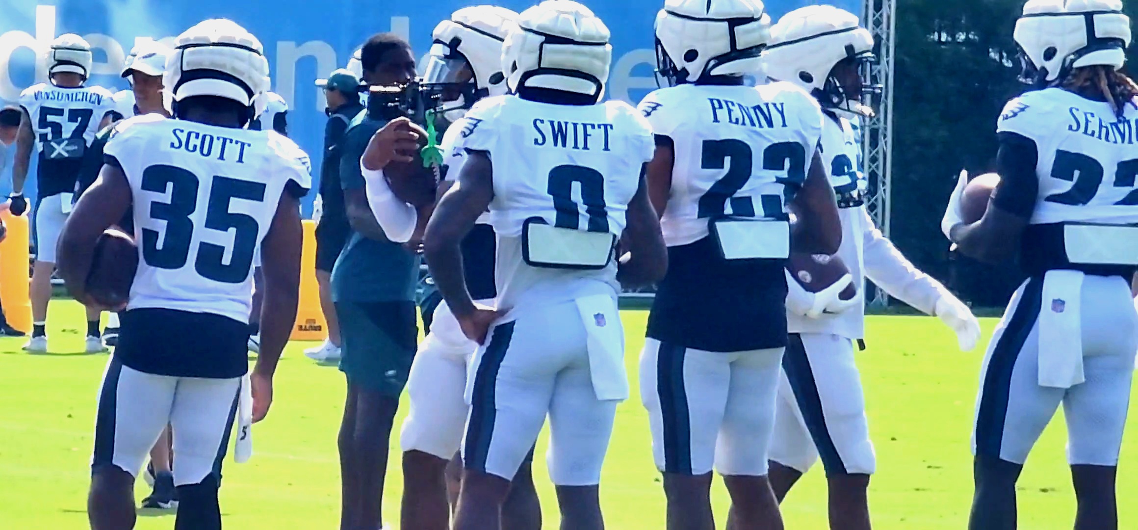 Joint practice between Philadelphia Eagles and Indianapolis Colts