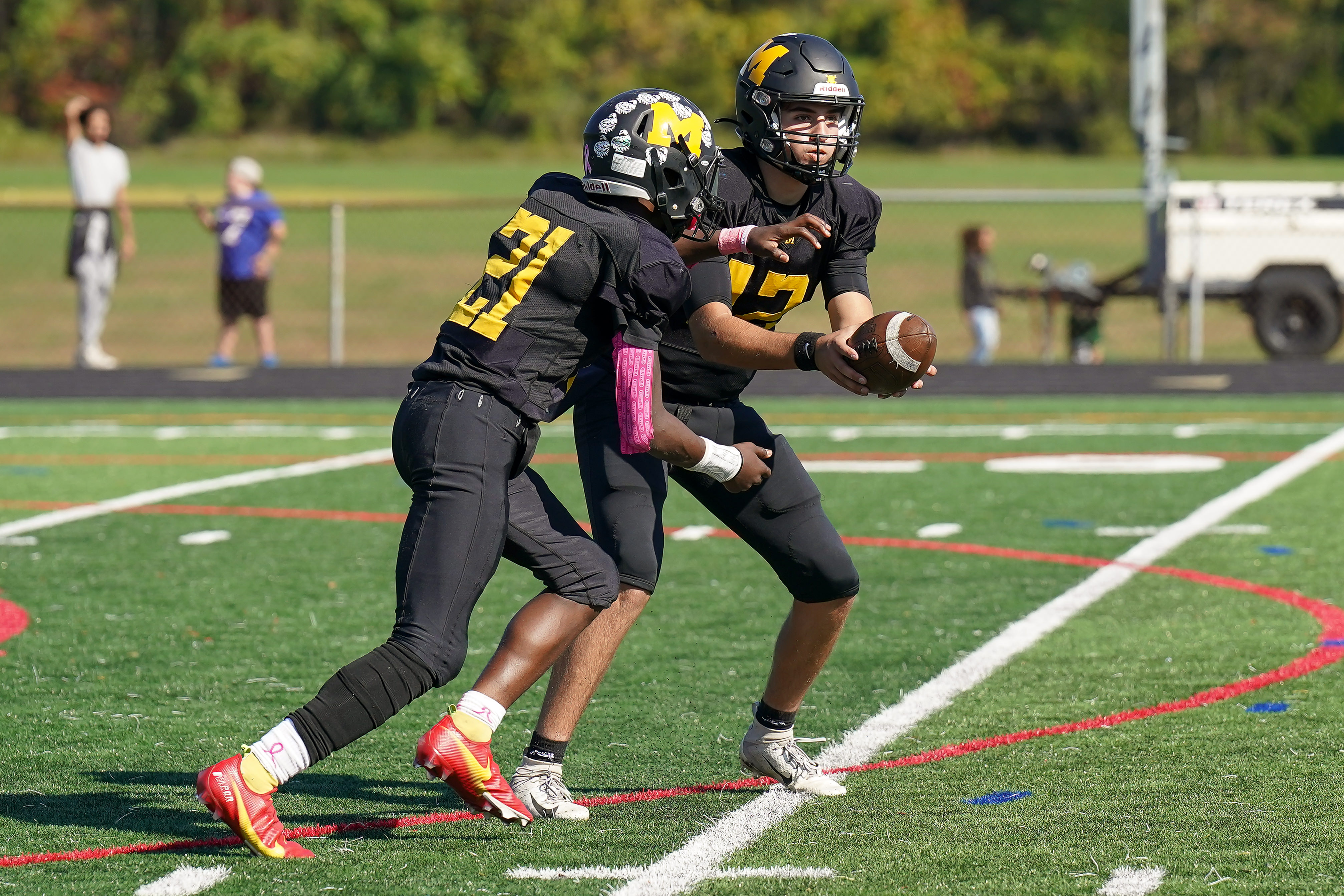 Football: Pinelands Regional vs Monmouth Regional on October 15