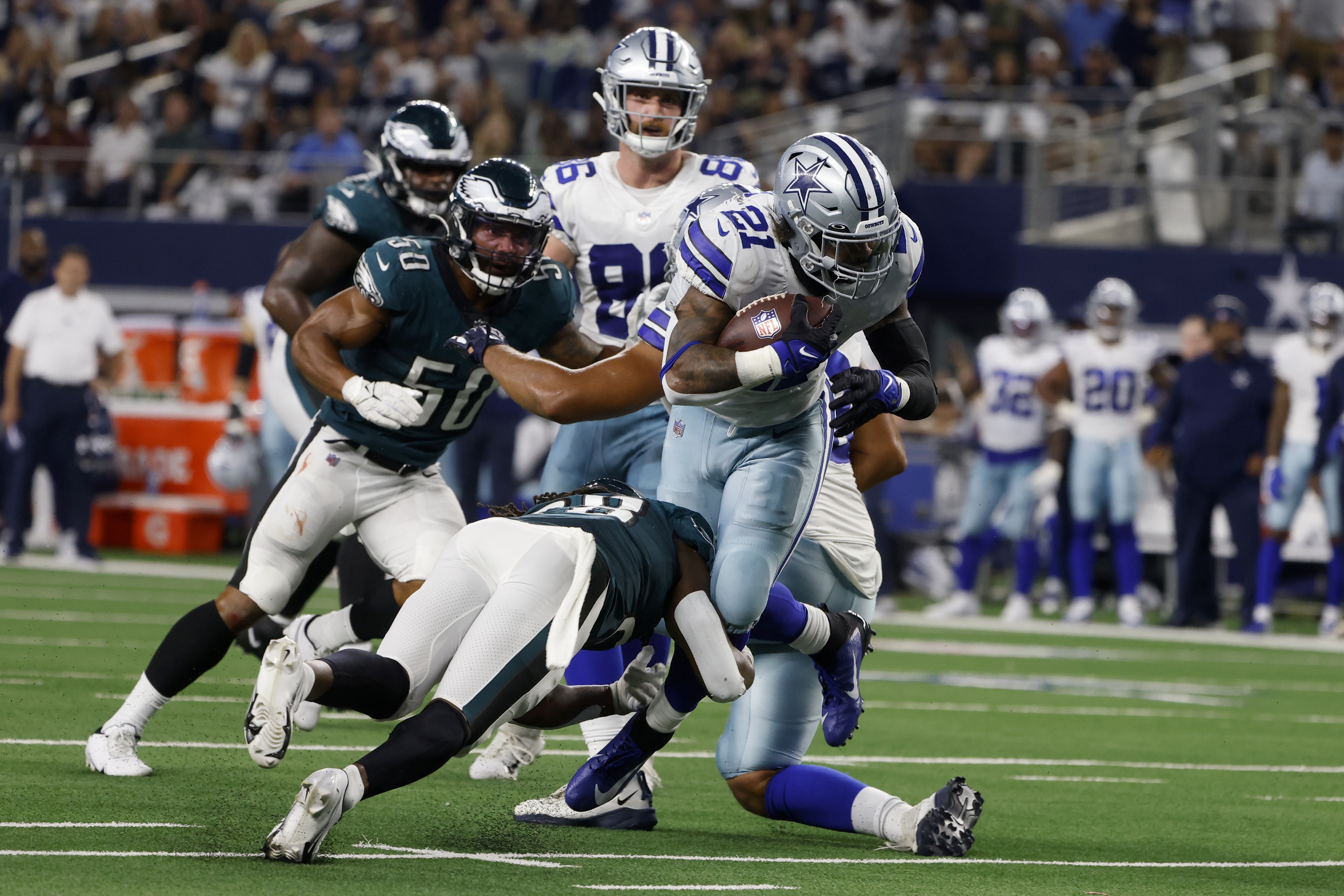 Eagles' Jonathan Gannon's defense struggles to stop Cowboys' run