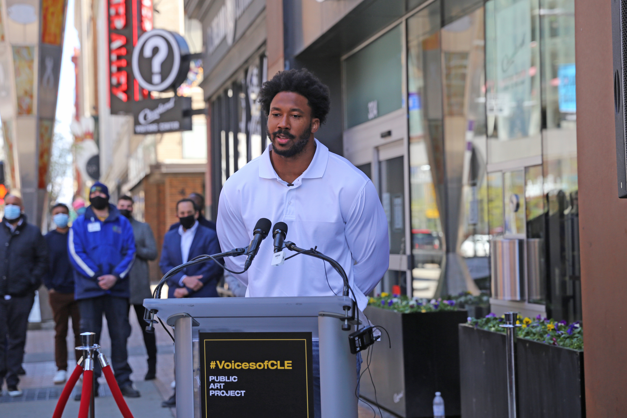 Voices of CLE murals commissioned by Myles Garrett - cleveland.com