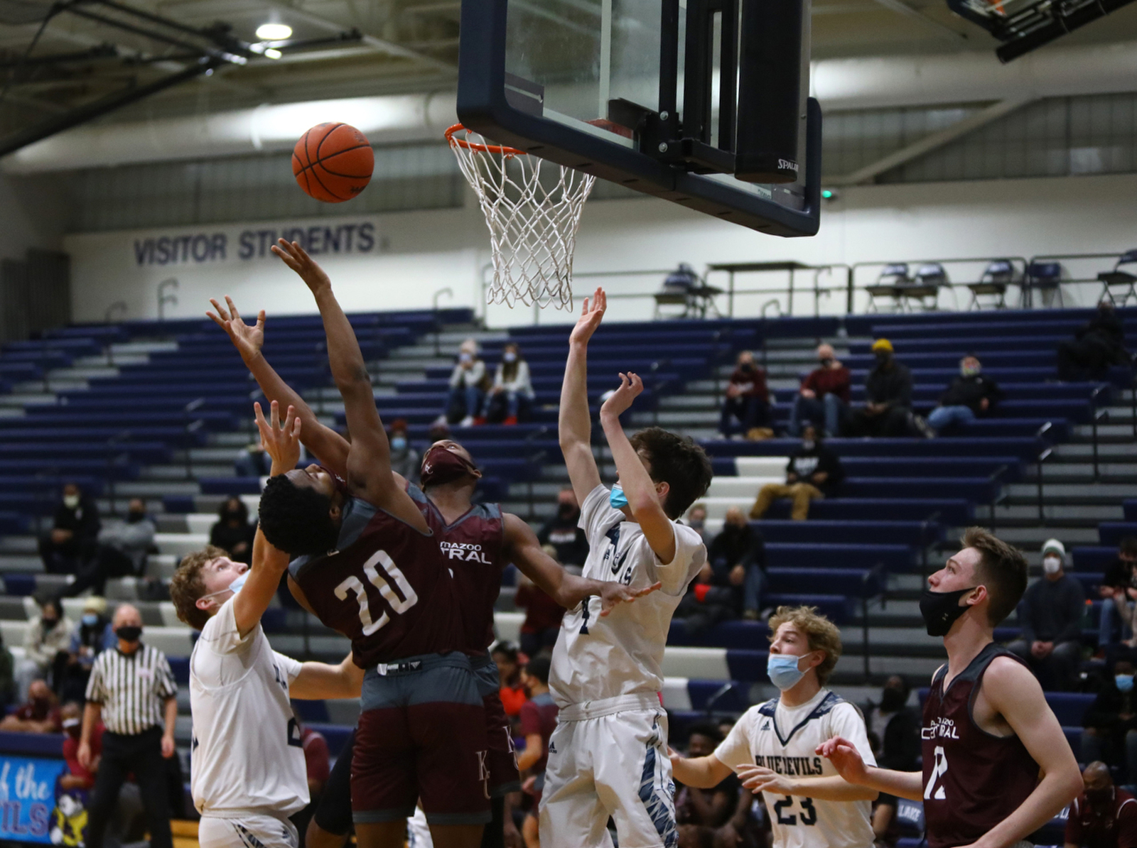 Gull Lake boys basketball takes the win over Kalamazoo Central 5637