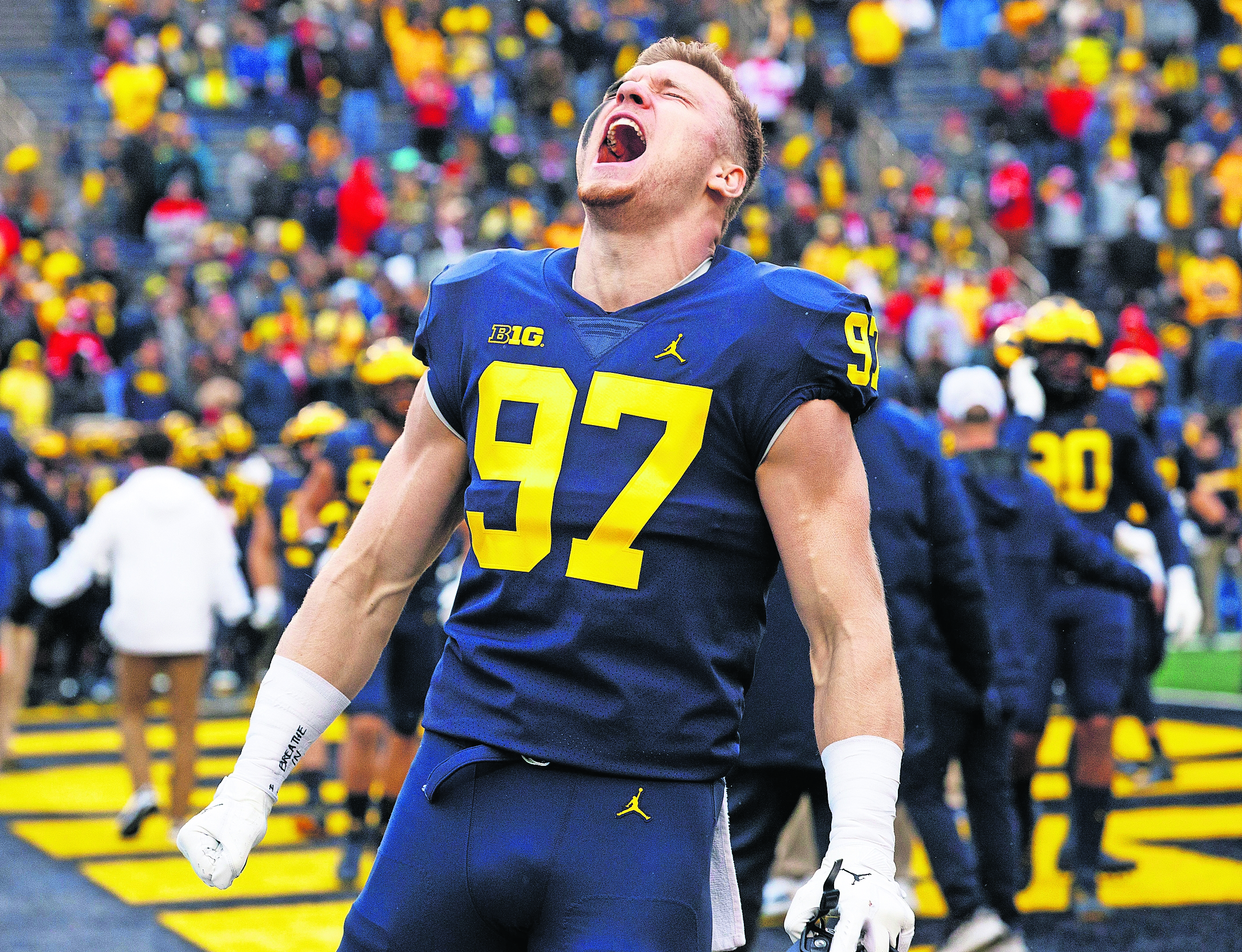 Michigan football's Aidan Hutchinson and a relentless pursuit of greatness