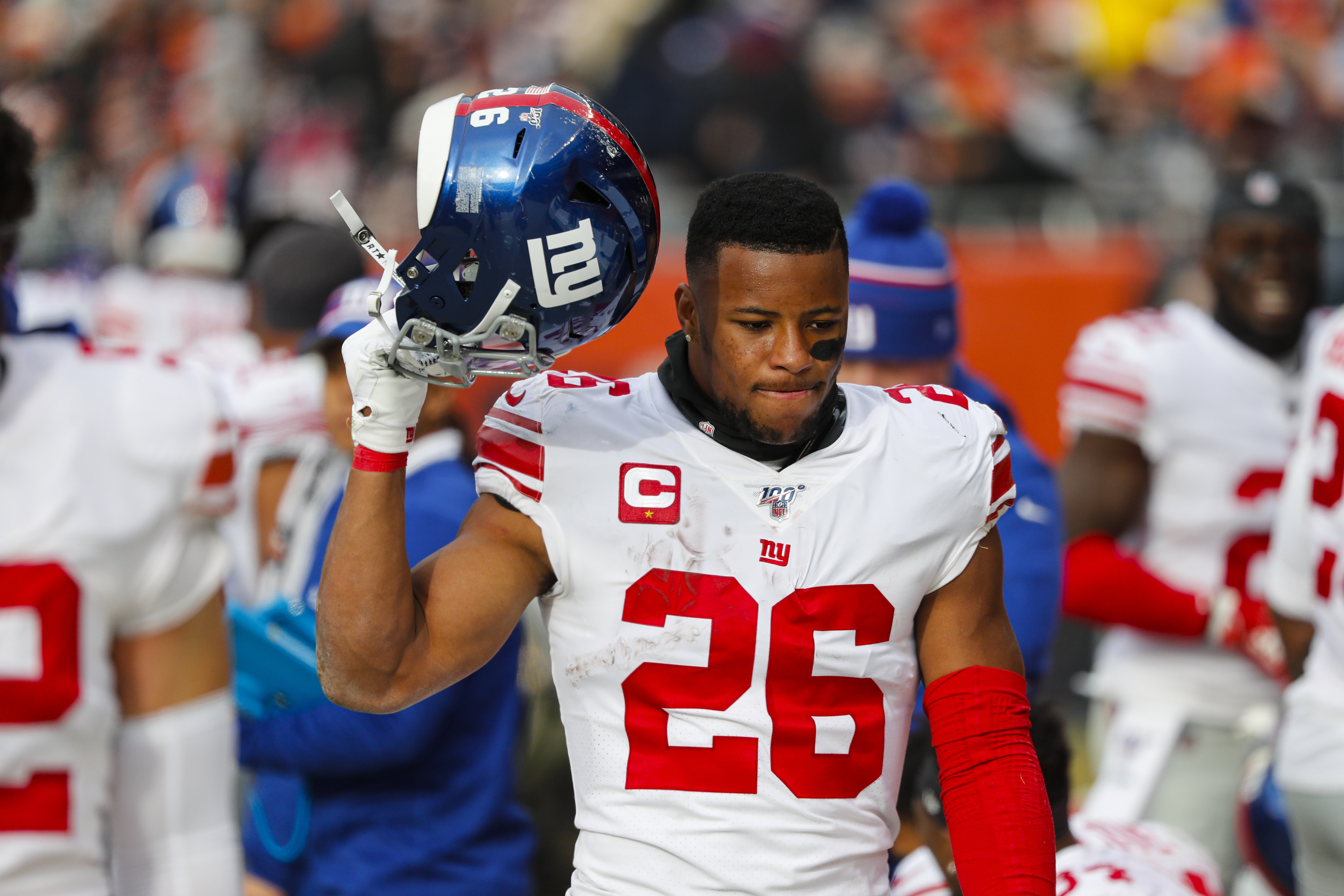 Giants position preview: What will Dion Lewis' addition mean to Saquon  Barkley's workload at RB?