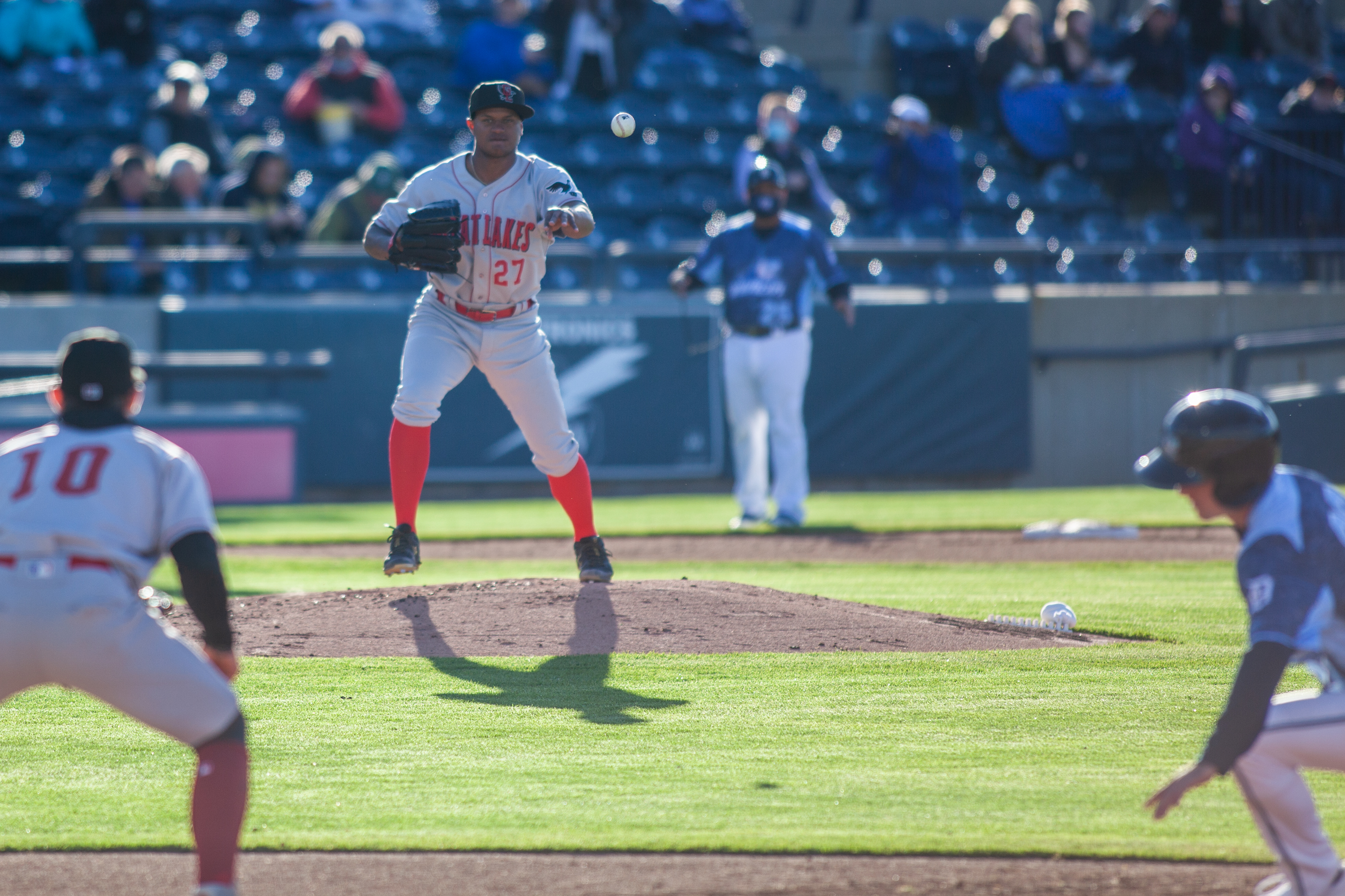 Whitecaps pitchers give up a lot of free passes in a 9-1 loss to the Great  Lakes Loons in West Michigan's home opener