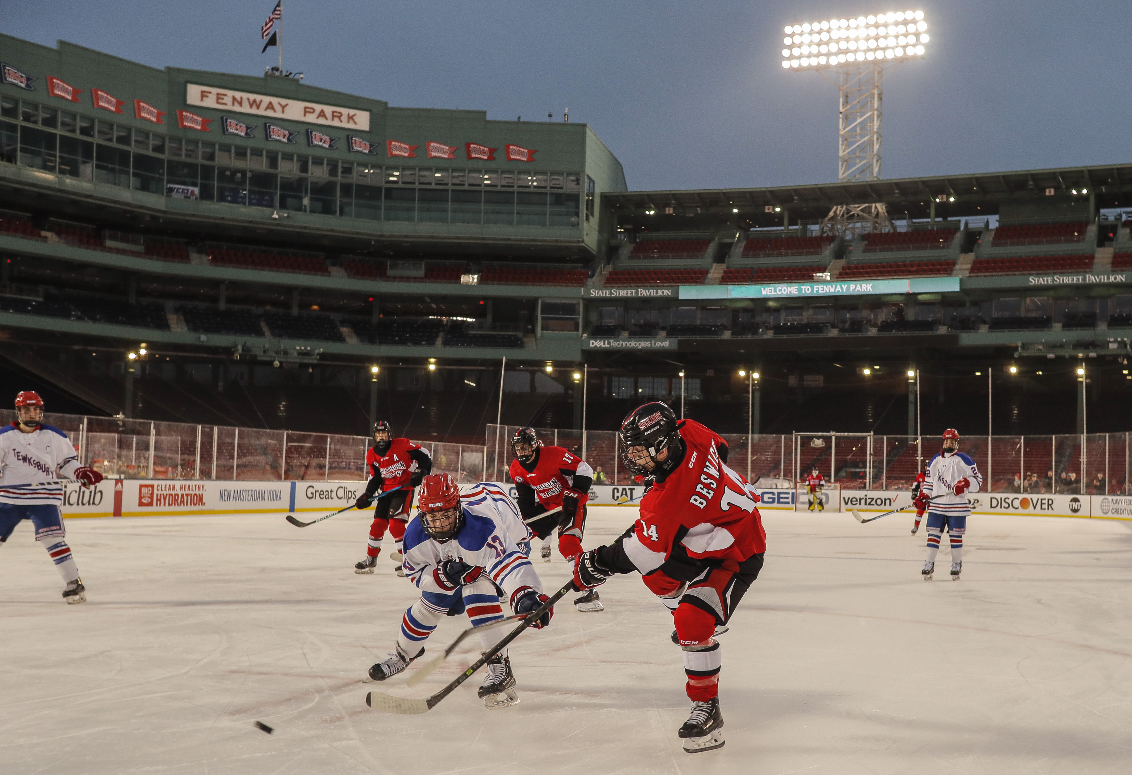 FROZEN IN TIME: Locals recall playing outdoor hockey at Fenway