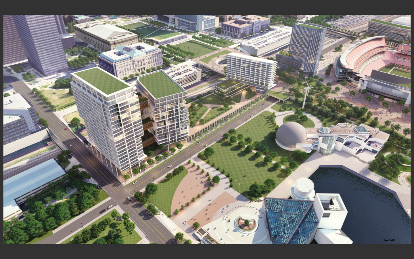 First look: Cleveland, Browns owners propose grand park to link