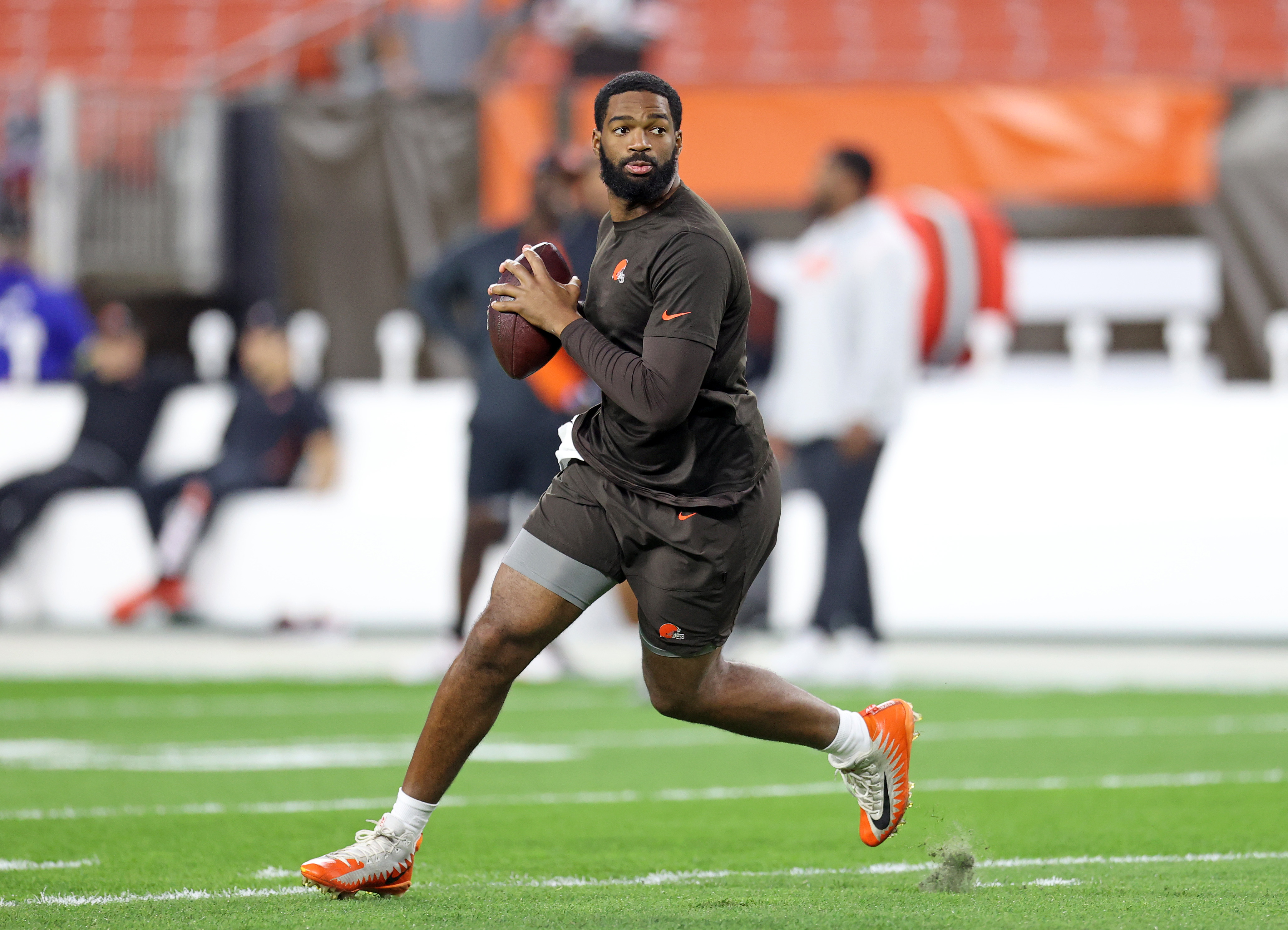 Cleveland Browns quarterback Jacoby Brissett vs. Cincinnati Bengals, October  31, 2022 