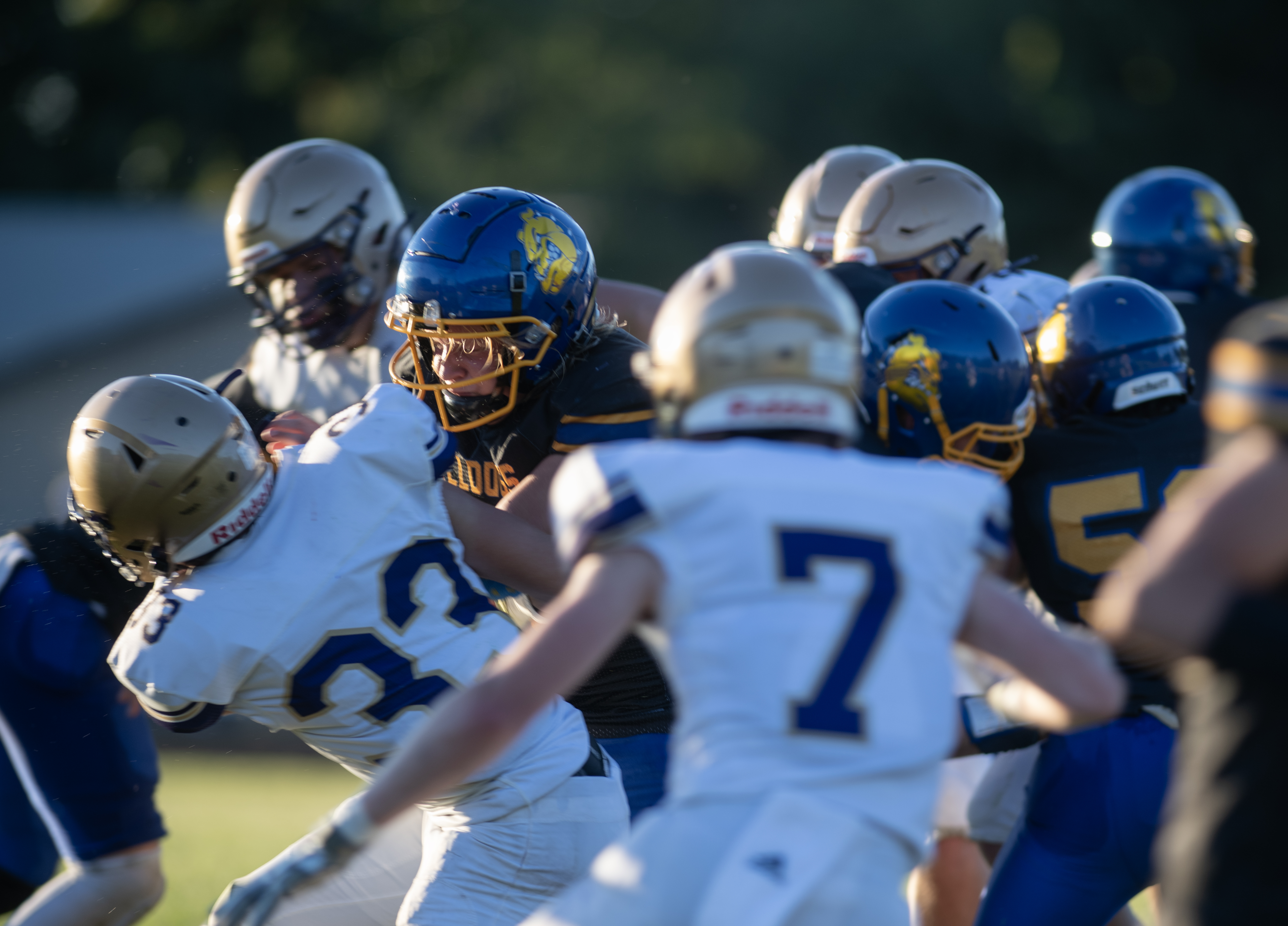 Ottawa Hills Football Wins Detroit Lions Touchdown in Your Town Grant