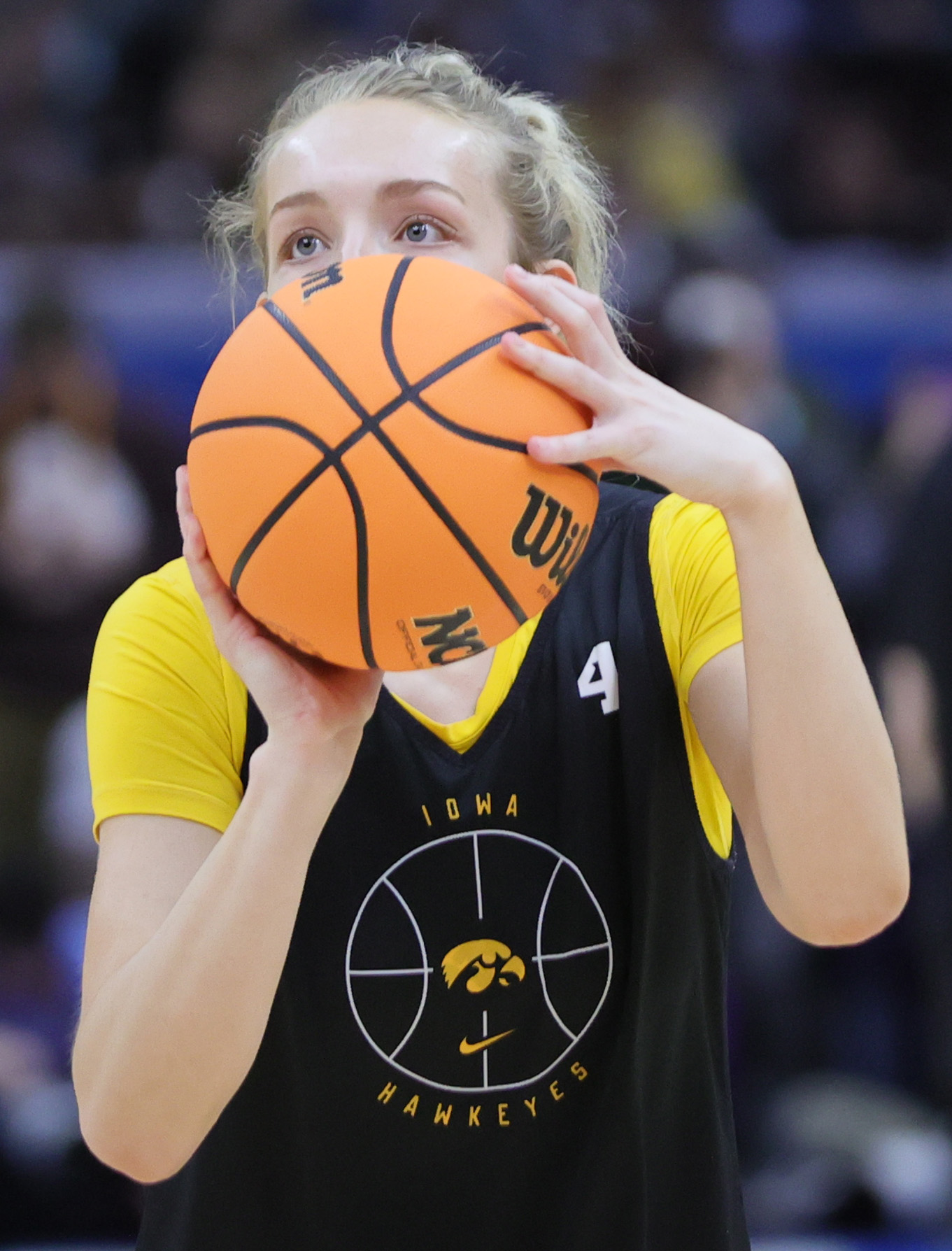 Iowa Hawkeyes open practice in Women's Final Four, April 6, 2024