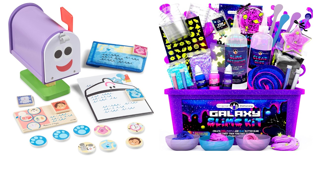 Original Stationery Galaxy Slime Making Kit with Glow in The Dark Stars to  Make Glitter Galactic Slime! Slime Kits for Girls and