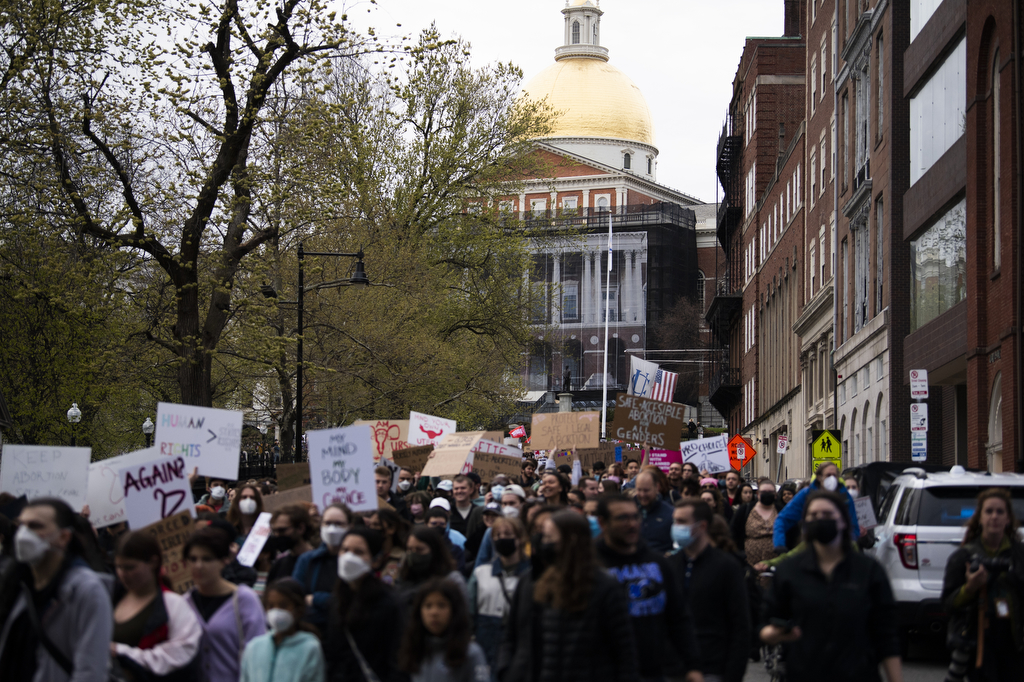 Pro-abortion Activists Take To Boston Streets To Protest Supreme Court ...