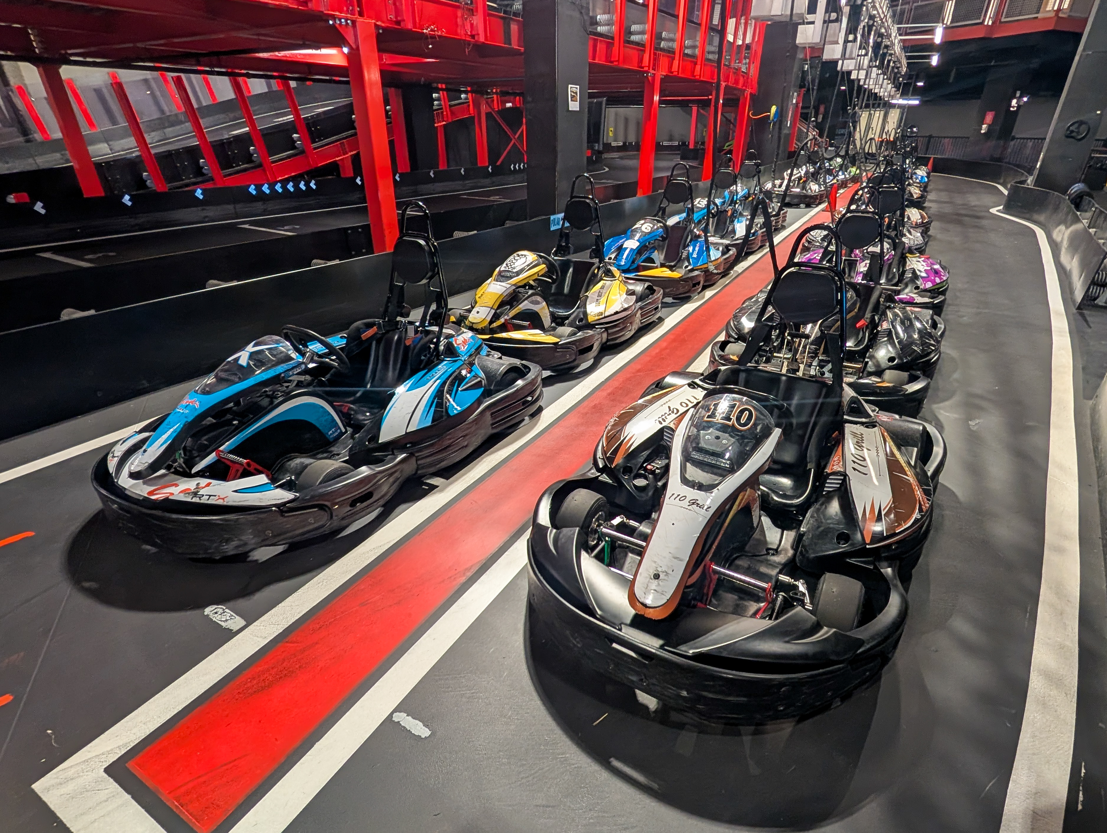 A look around the go-kart track at Apex Entertainment Marlborough.