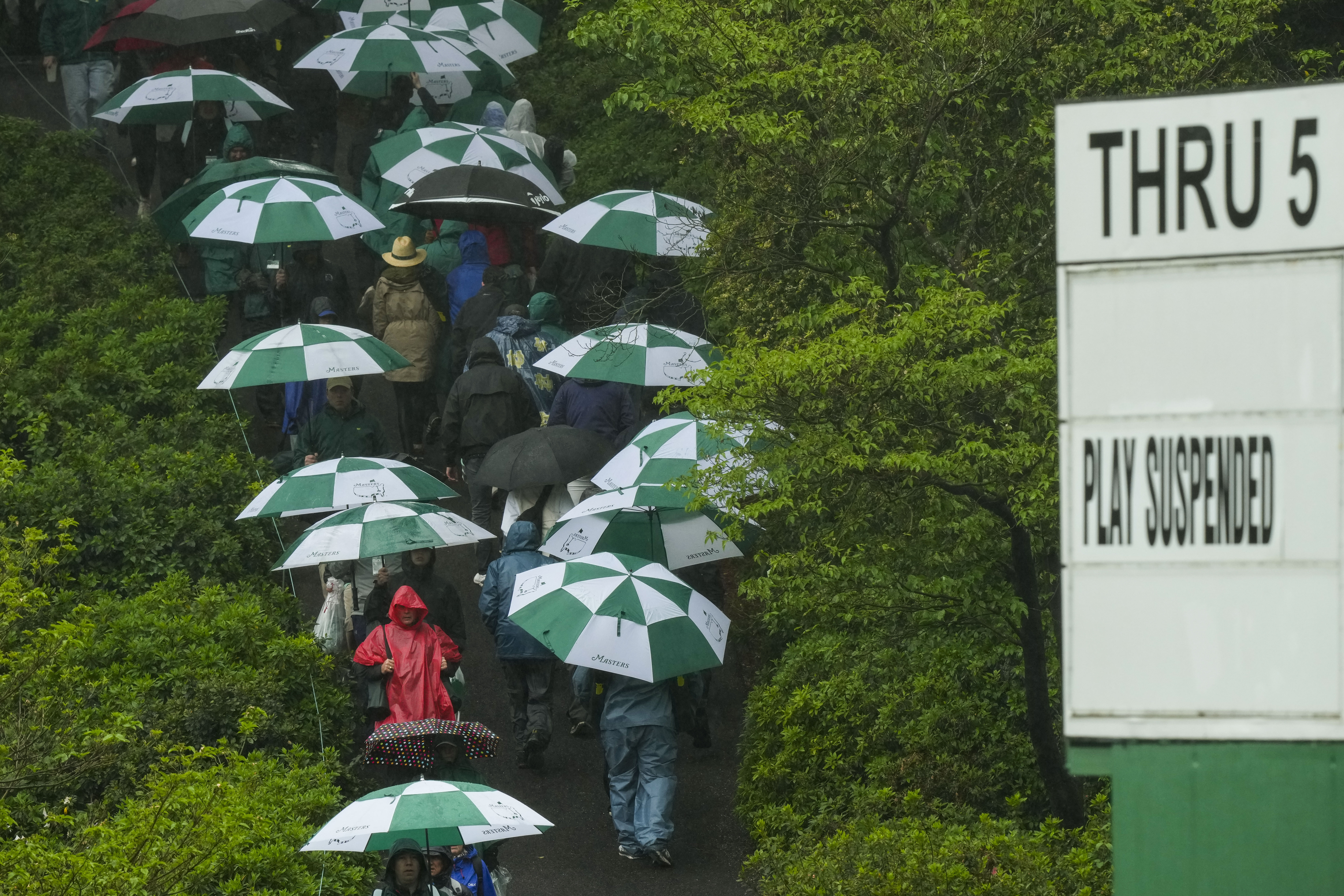 What time does The Masters resume? Round 3 delayed due to weather