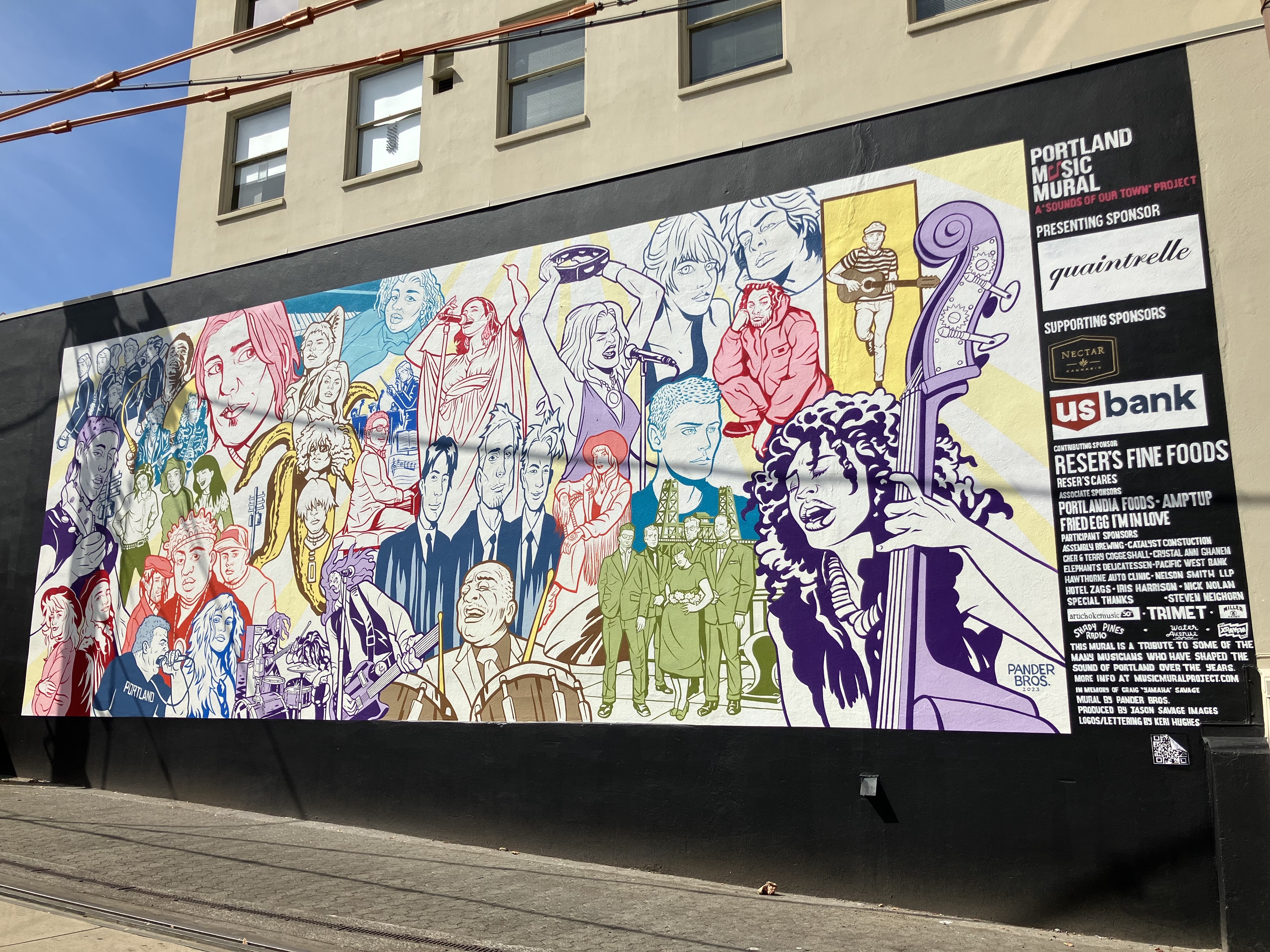 Vivid Element  Downtown Portland Mural Seeking Nature and Kindness