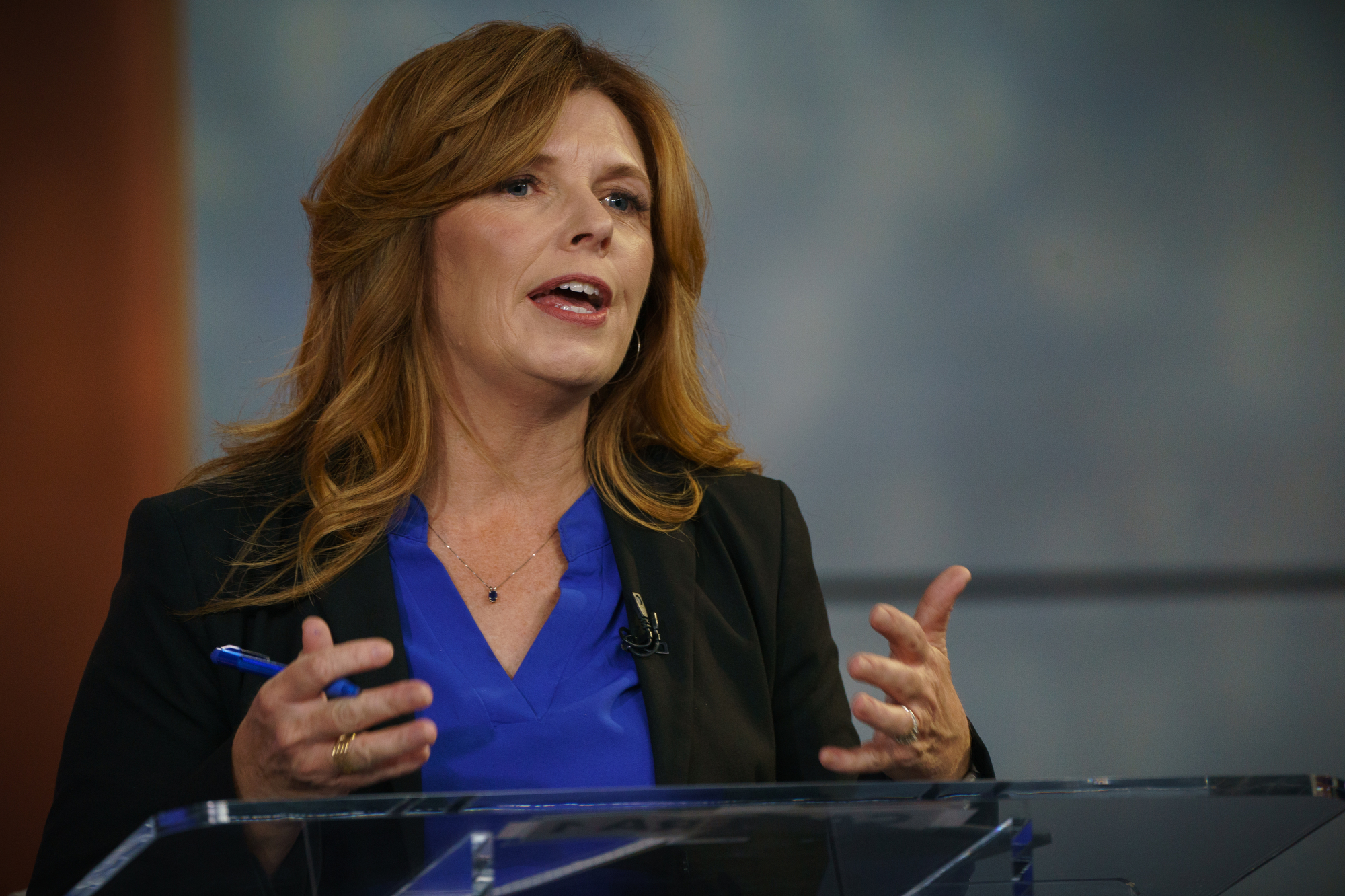 As Republican Christine Drazan runs