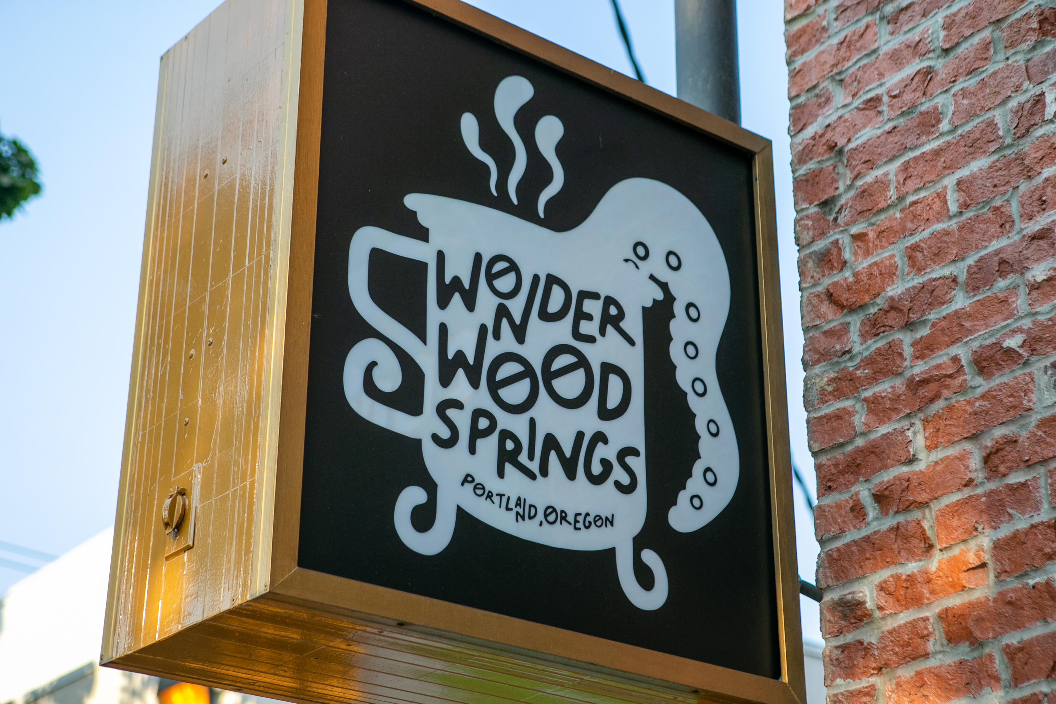 Mike Bennett’s Wonderwood Springs cafe in North Portland's St. Johns neighborhood, captured Tuesday, Oct. 18, 2022.