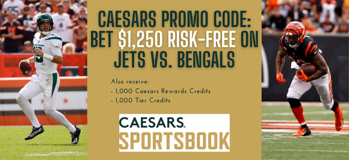 Caesars promo code: $1,250 bonus for Jets vs. Browns odds