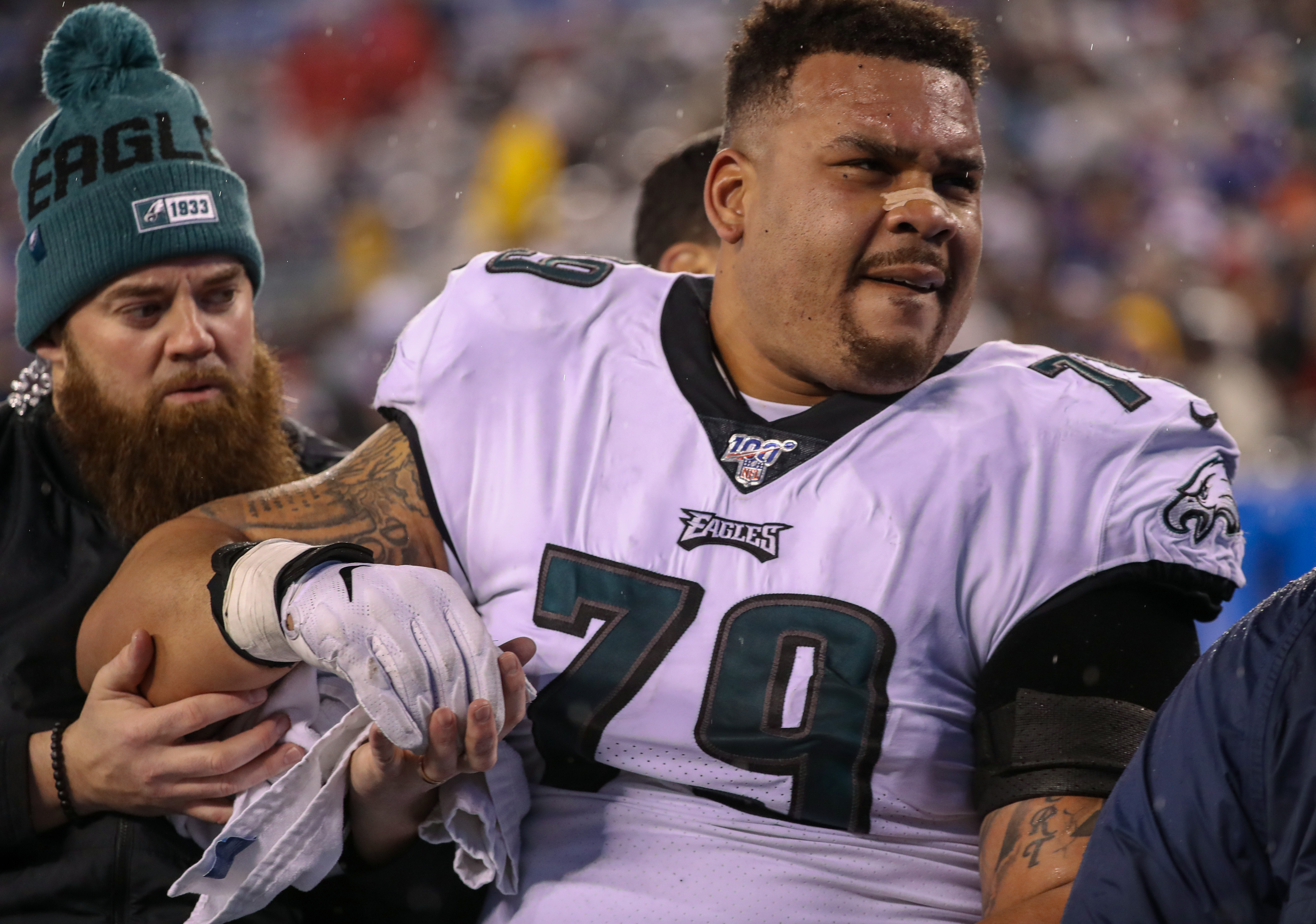 Eagles' Brandon Brooks explains how he tore his Achilles tendon (UPDATE) 