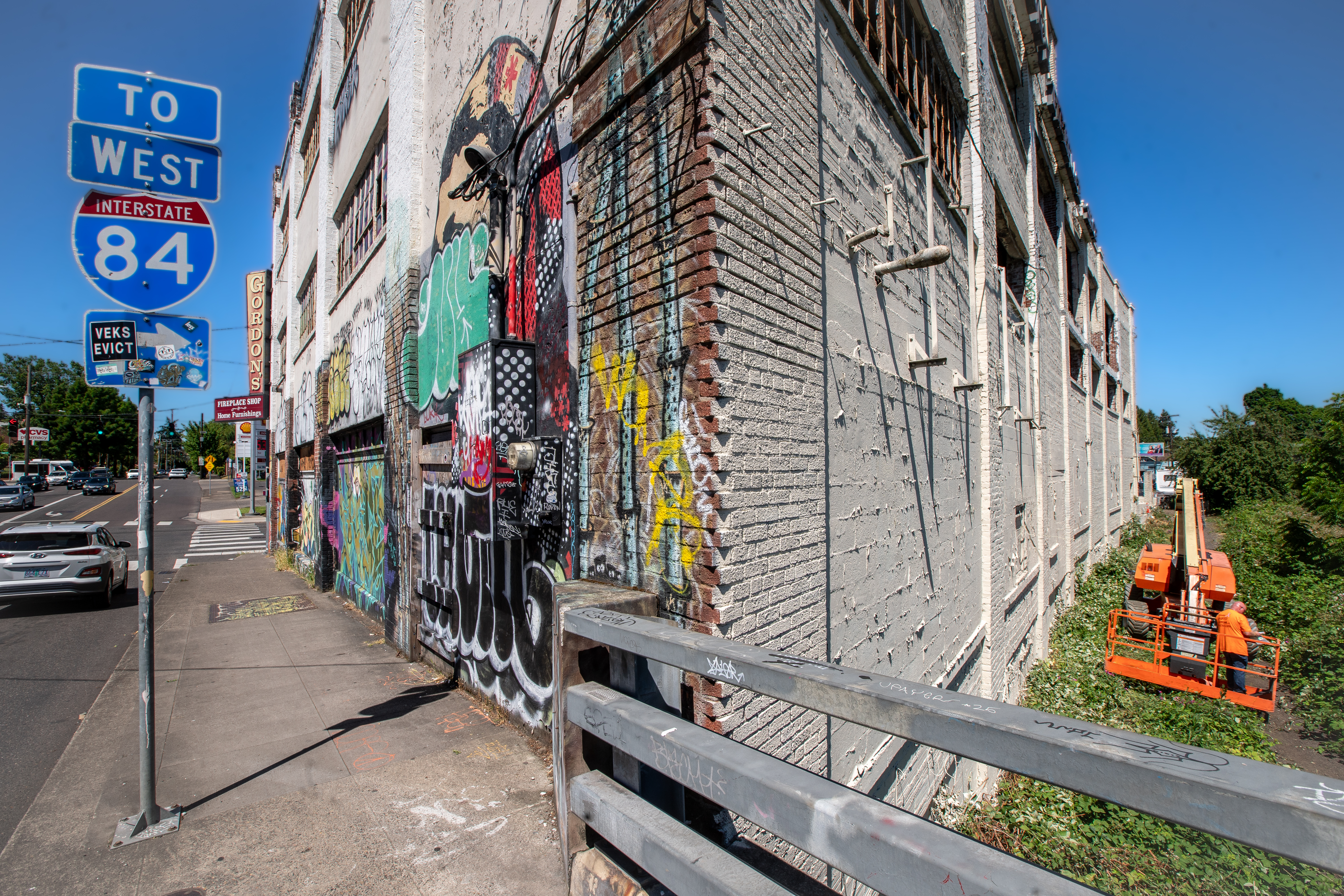 Graffiti abatement underway at Gordon's Fireplace 2026