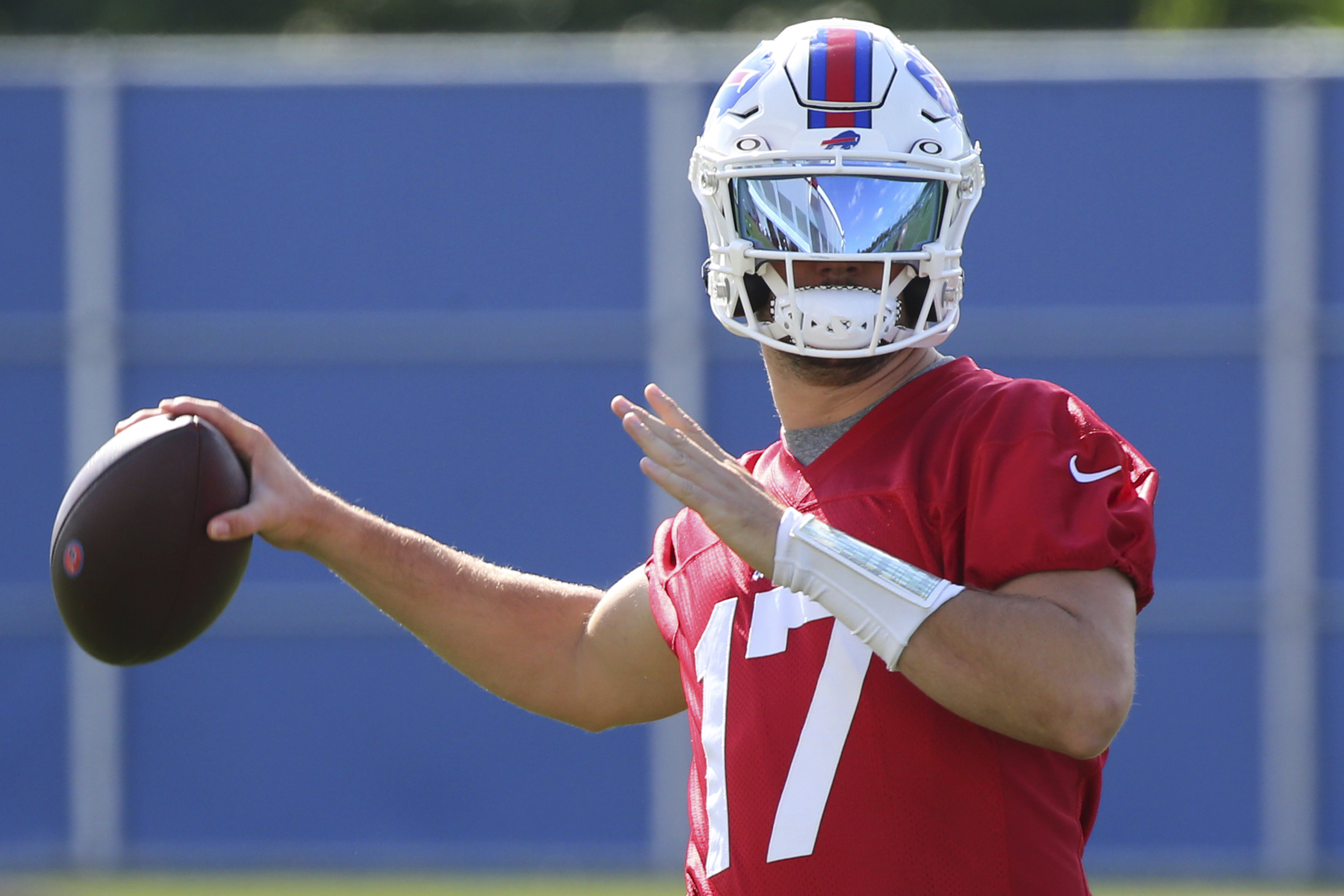 Camp Highlight: Josh Allen Connects With Gabe Davis For A Touchdown!