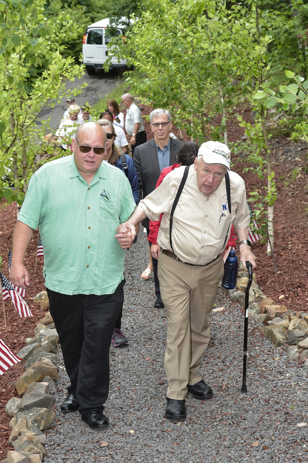 Mt. Tom B17 75th anniversary remembrance ceremony